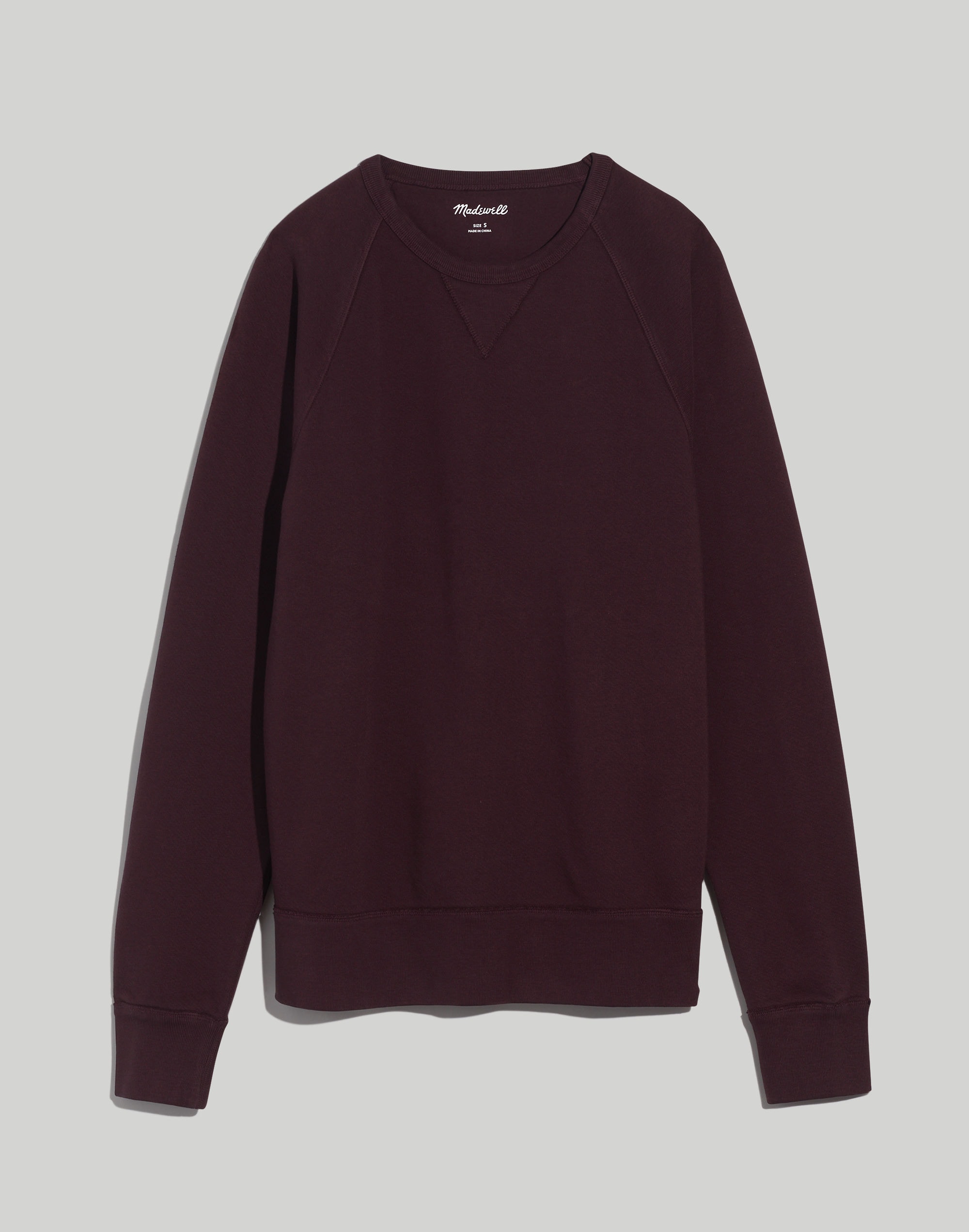 Garment-Dyed Crewneck Sweatshirt