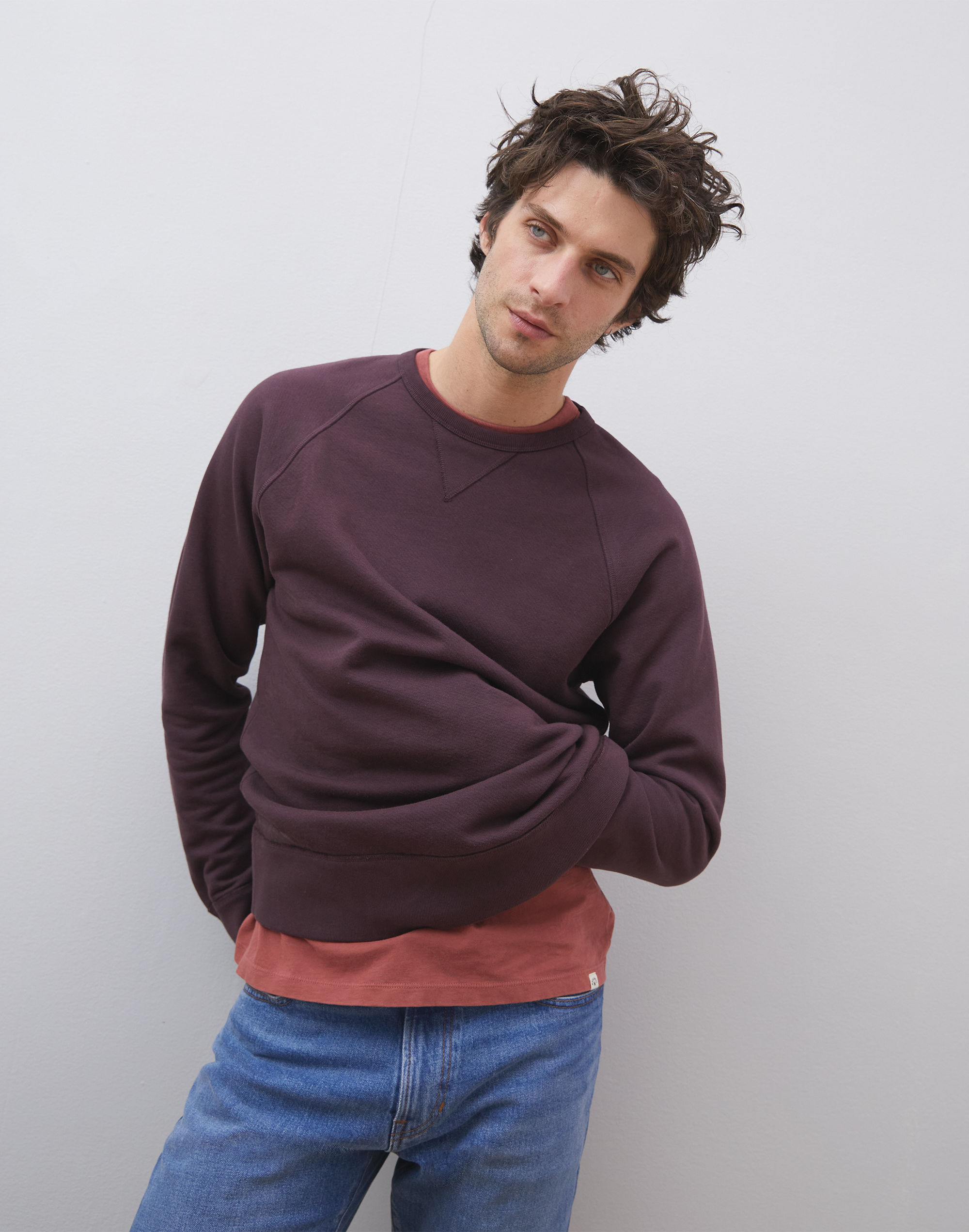 Garment-Dyed Crewneck Sweatshirt