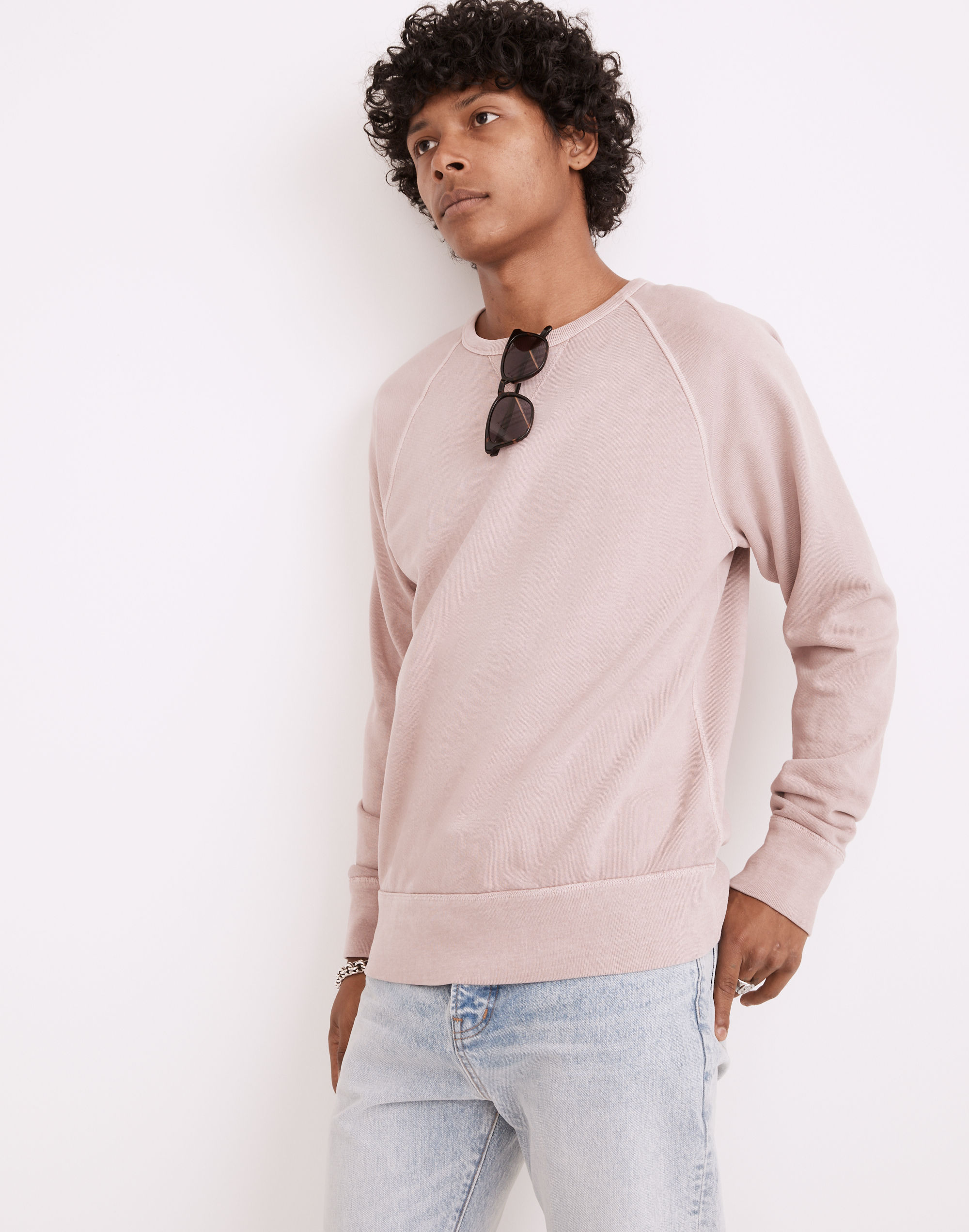 Garment-Dyed Crewneck Sweatshirt