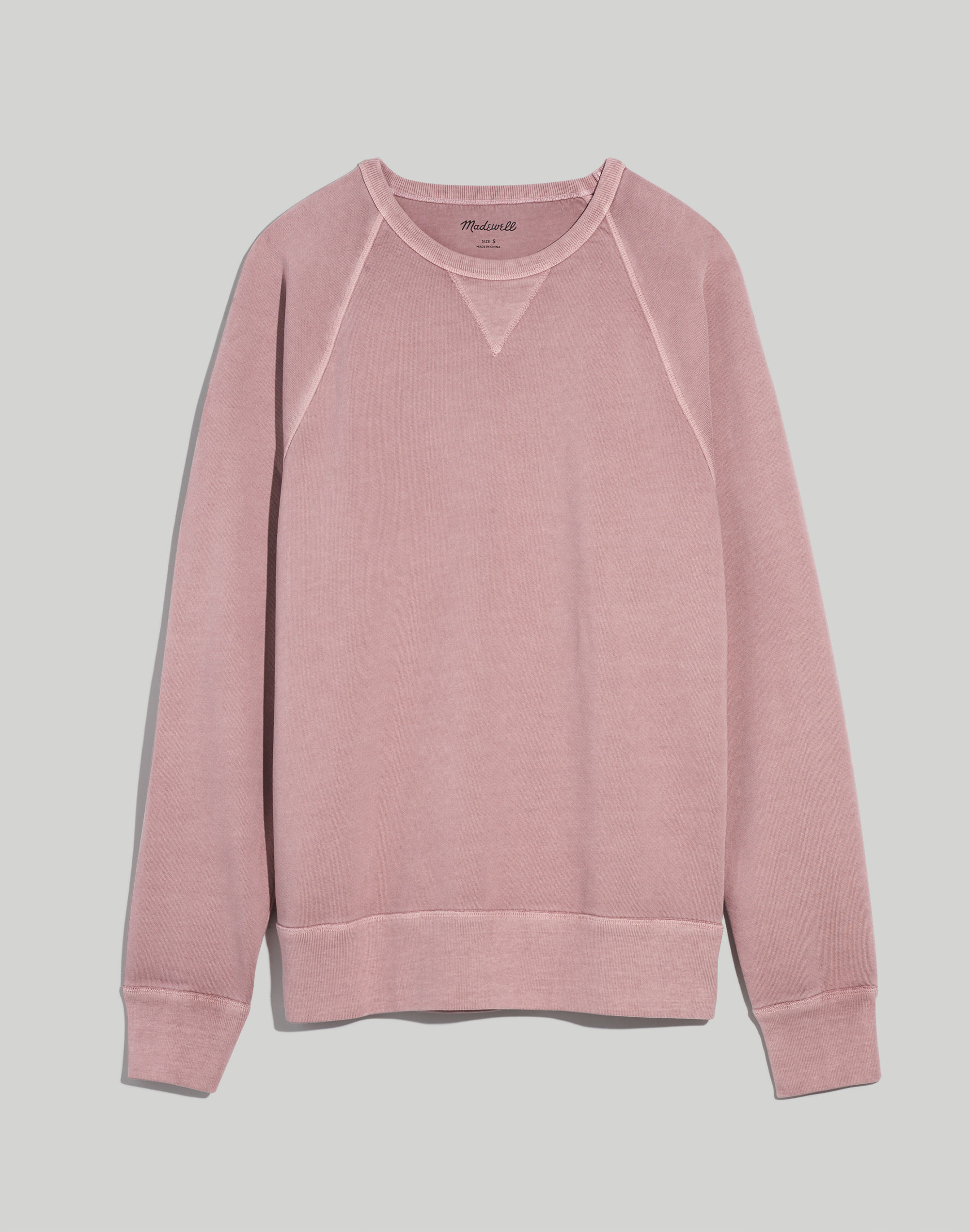 Garment-Dyed Crewneck Sweatshirt
