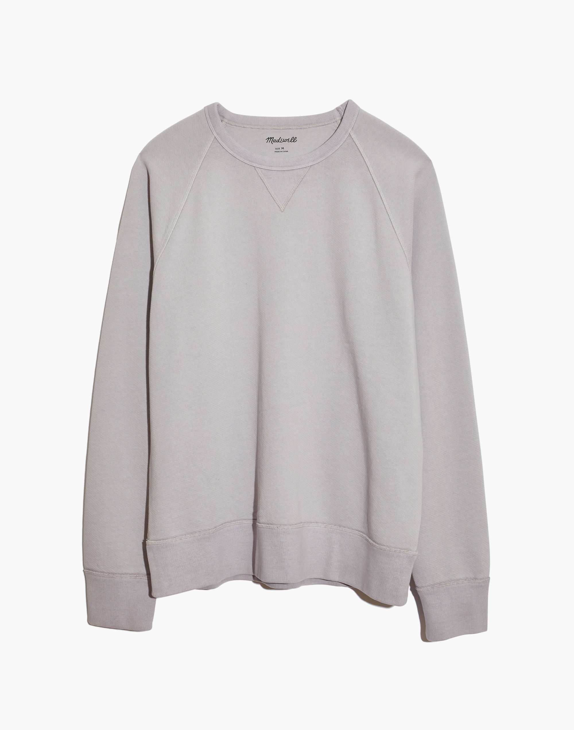 Garment-Dyed Crewneck Sweatshirt