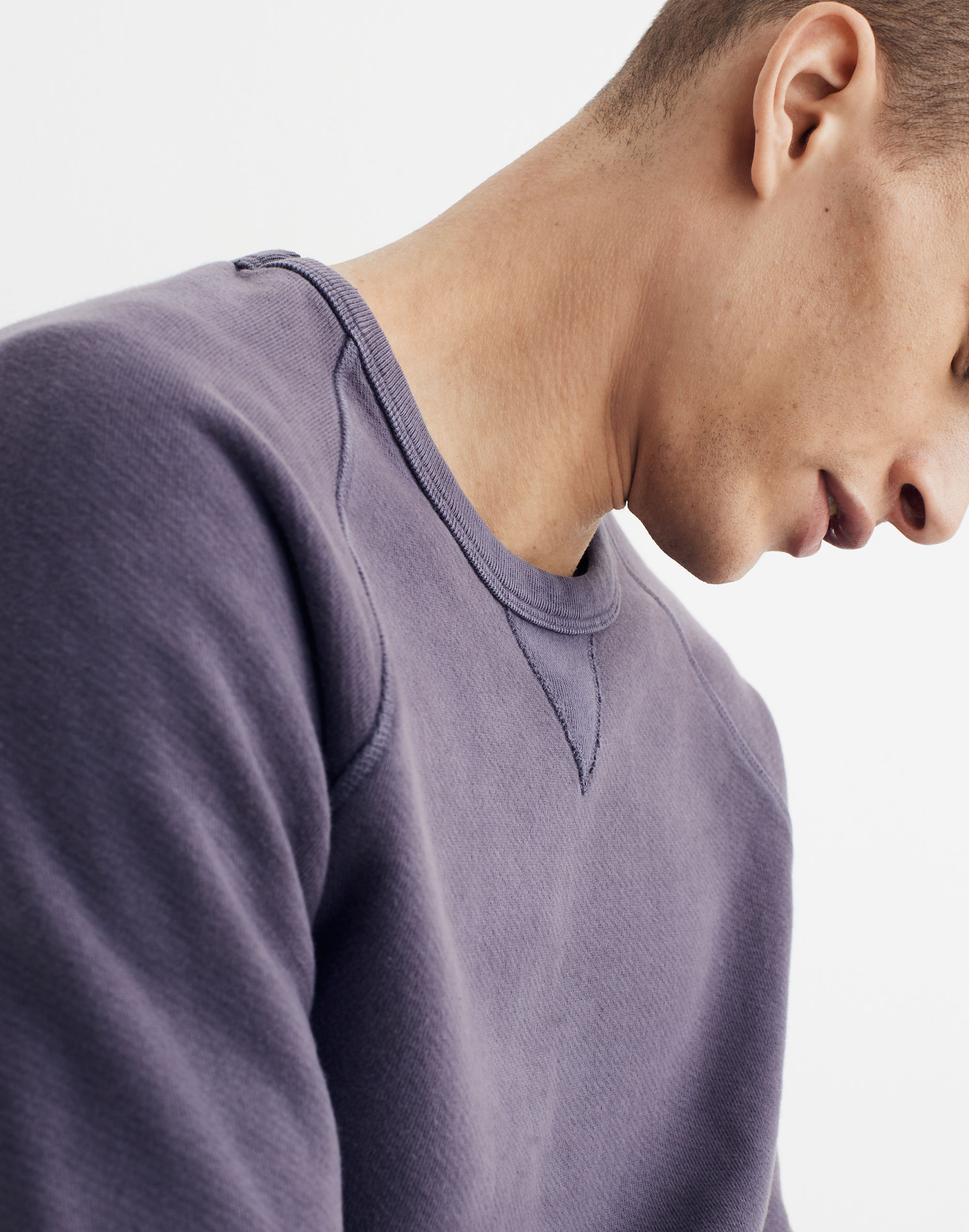 Garment-Dyed Crewneck Sweatshirt