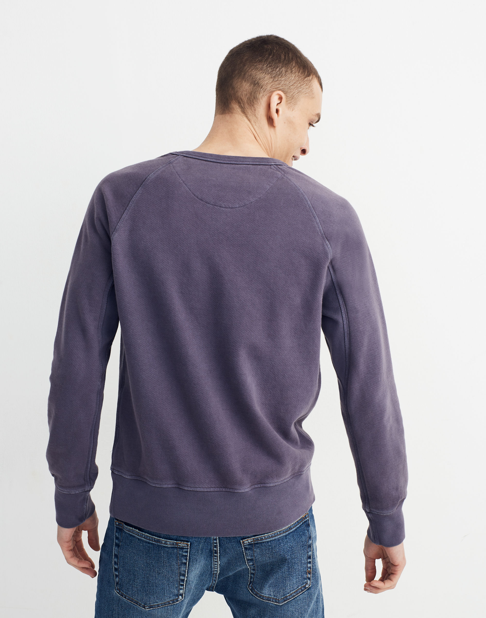 Garment-Dyed Crewneck Sweatshirt