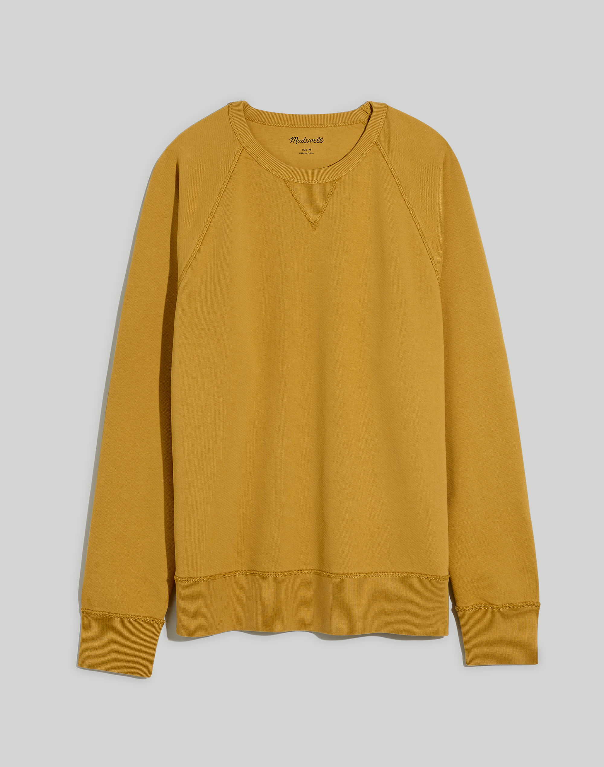 Garment-Dyed Crewneck Sweatshirt