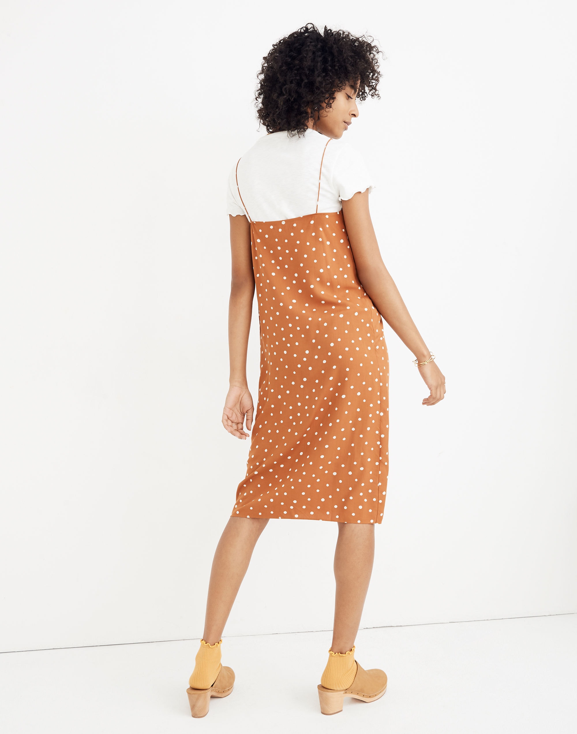 Cami Slip Dress in Inkspot Dots