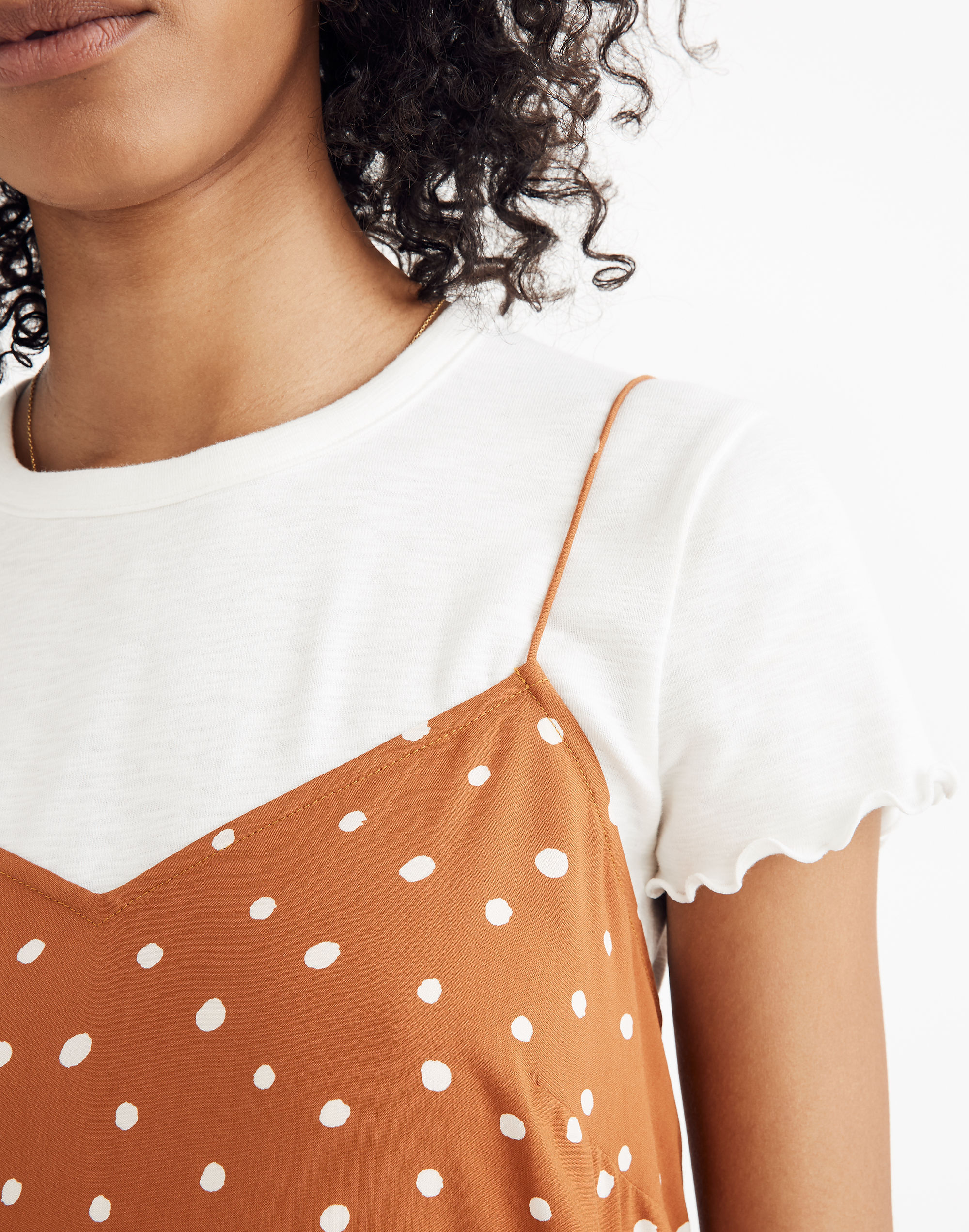 Cami Slip Dress in Inkspot Dots