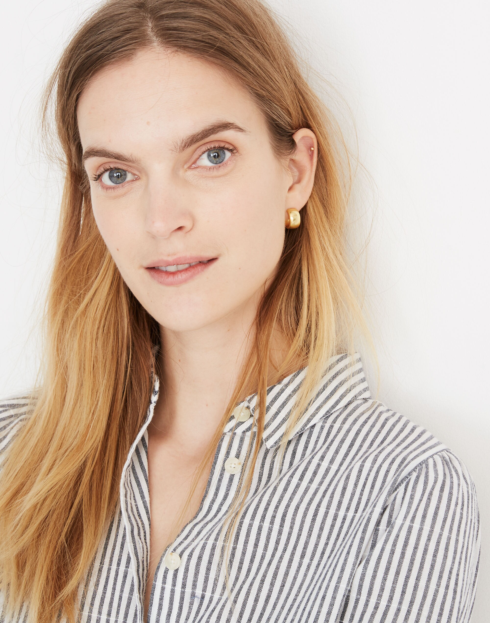 Chunky Mini Hoop Earrings