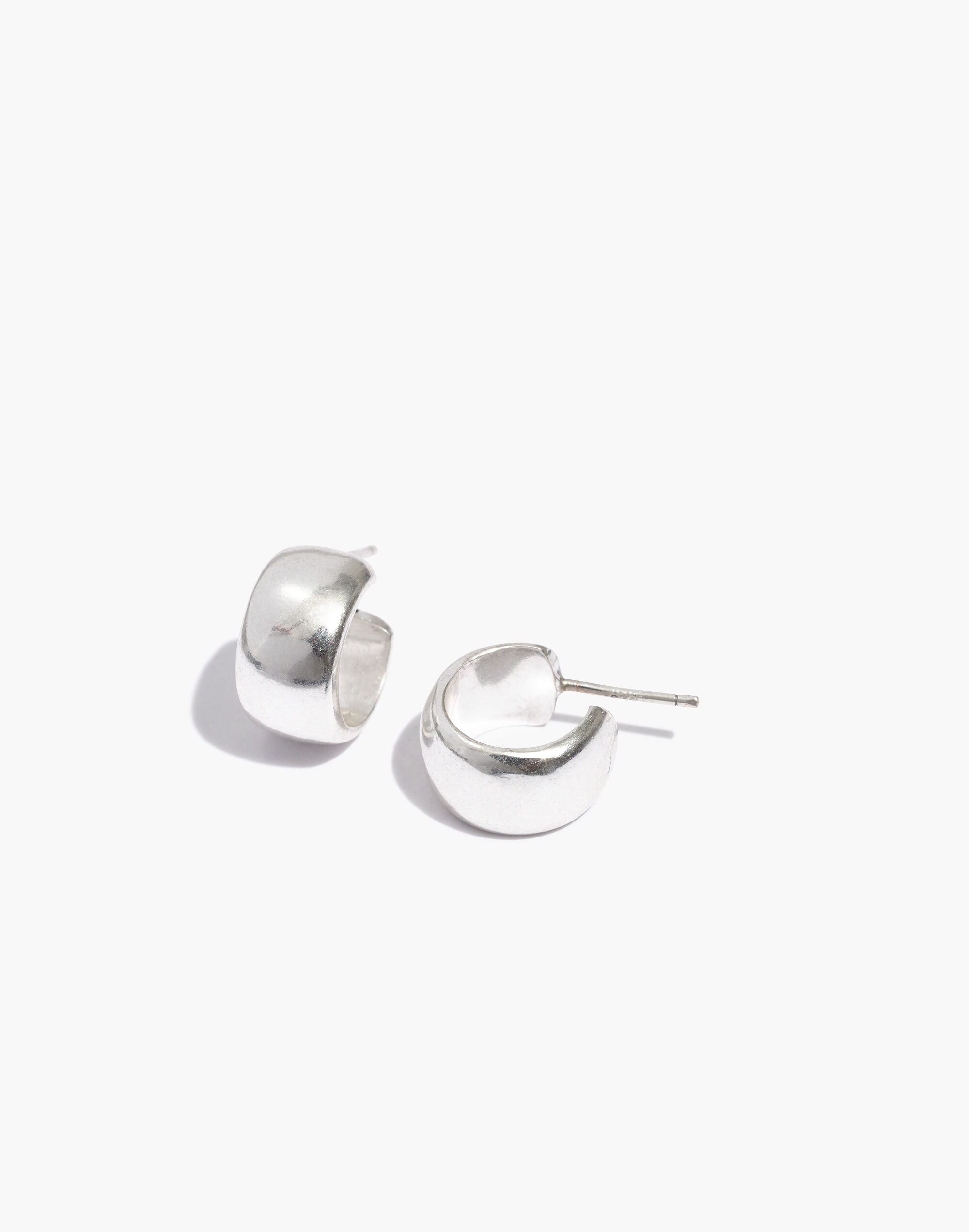 Chunky Mini Hoop Earrings
