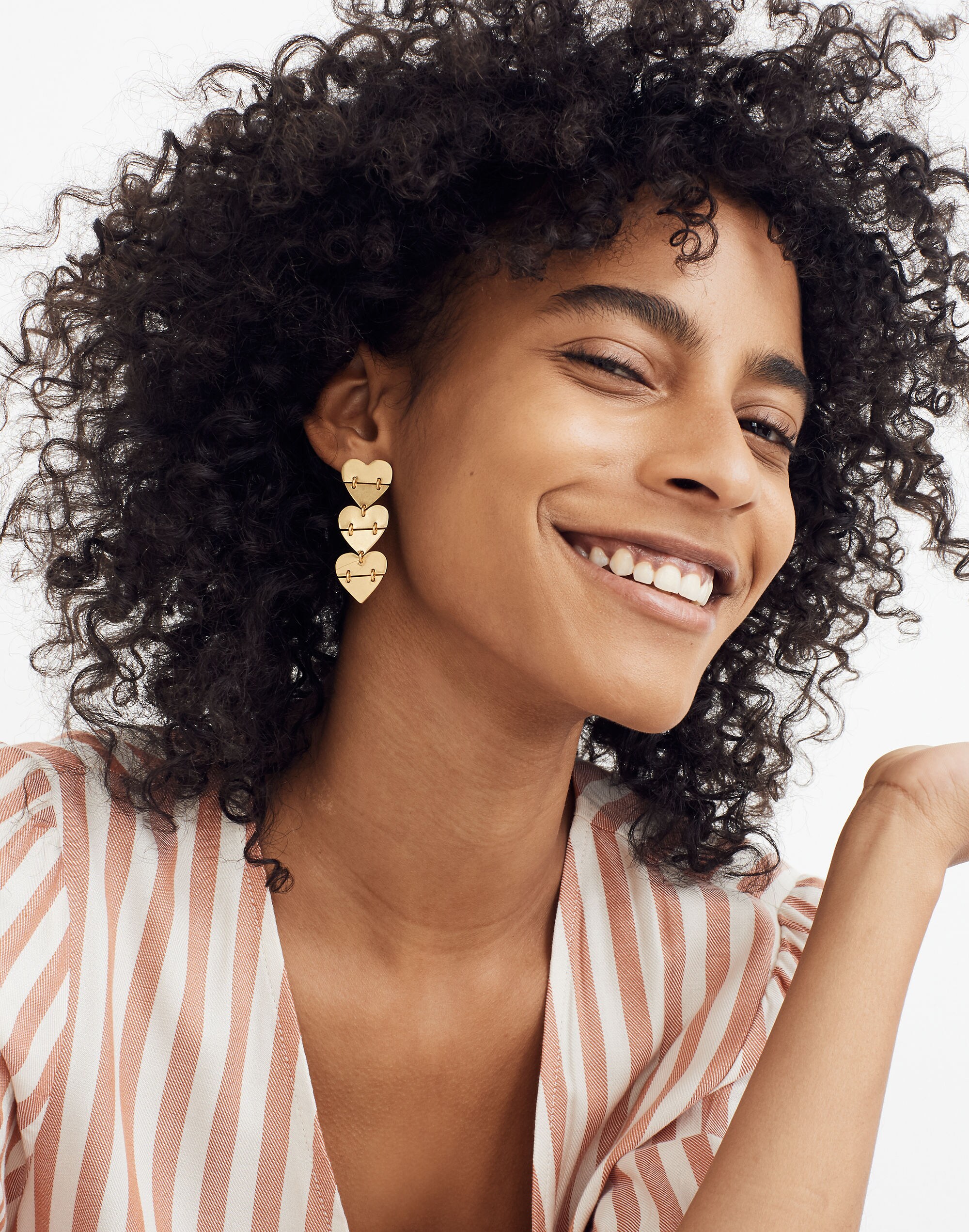 Hinged Heart Earrings