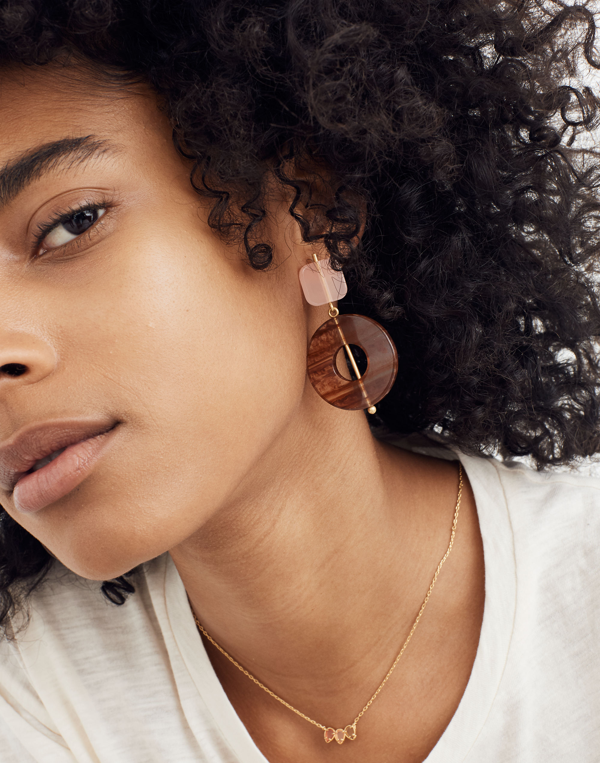 Linked Shapes Statement Earrings