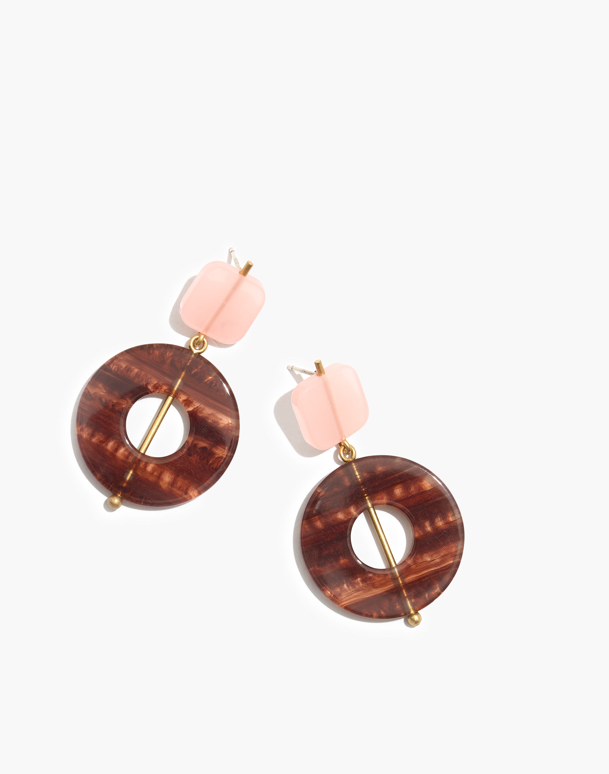 Linked Shapes Statement Earrings