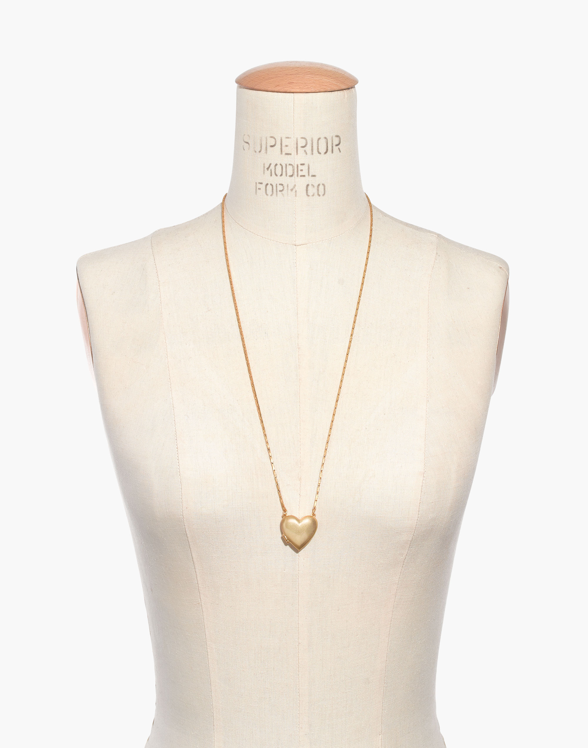 Heirloom Heart Locket Necklace