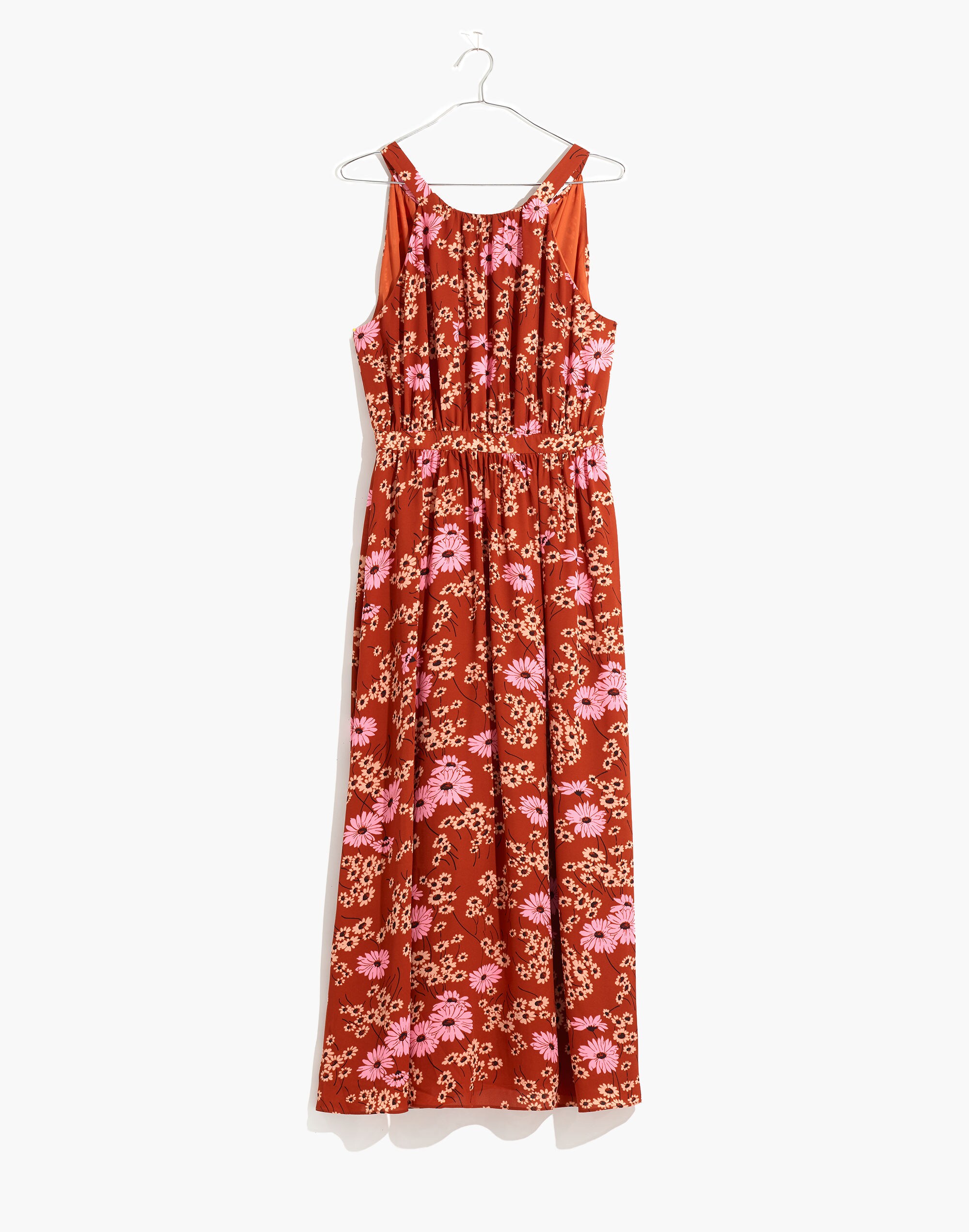 Halter Midi Dress in Hillside Daisies