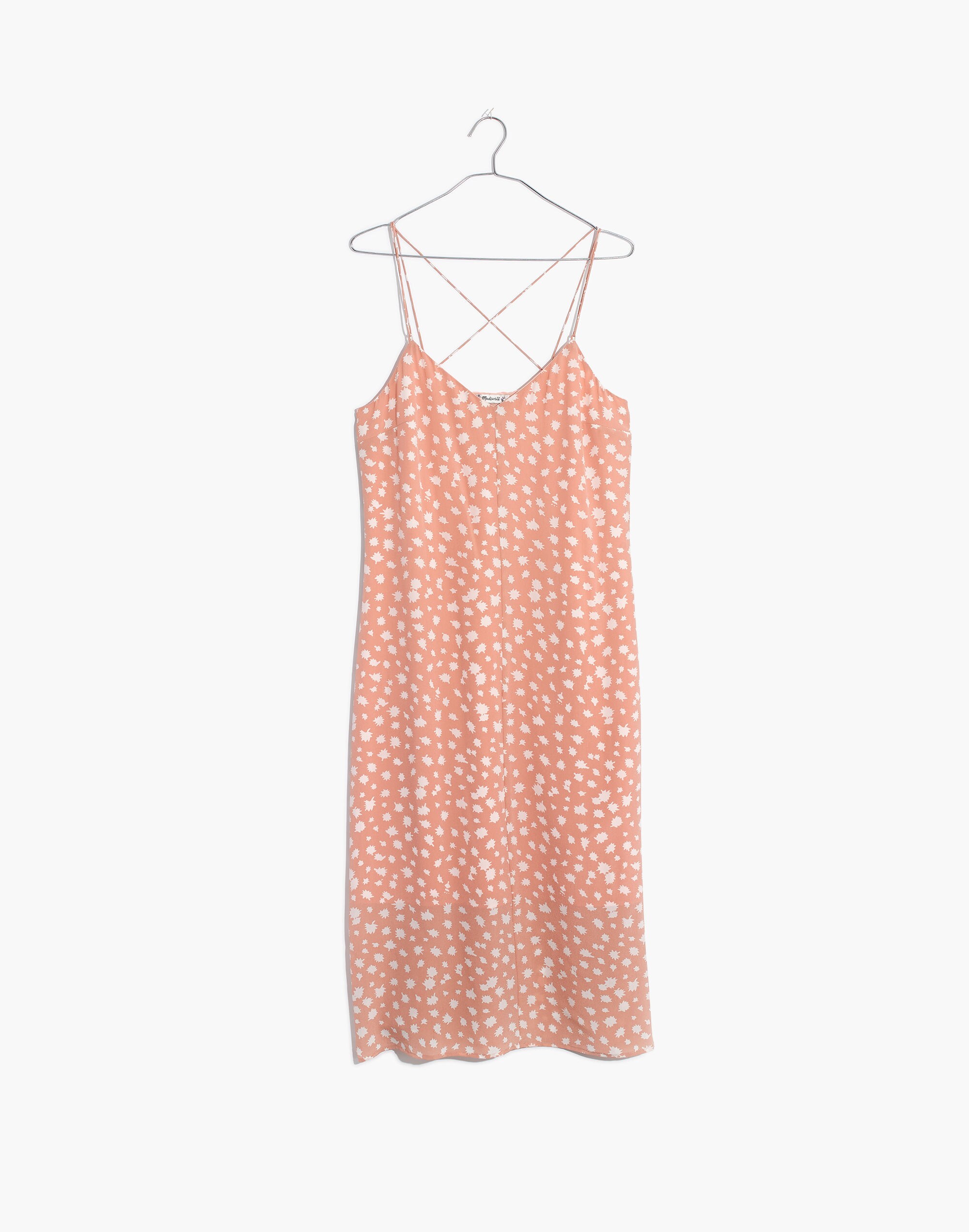 Silk Cami Slip Dress in Star Shower