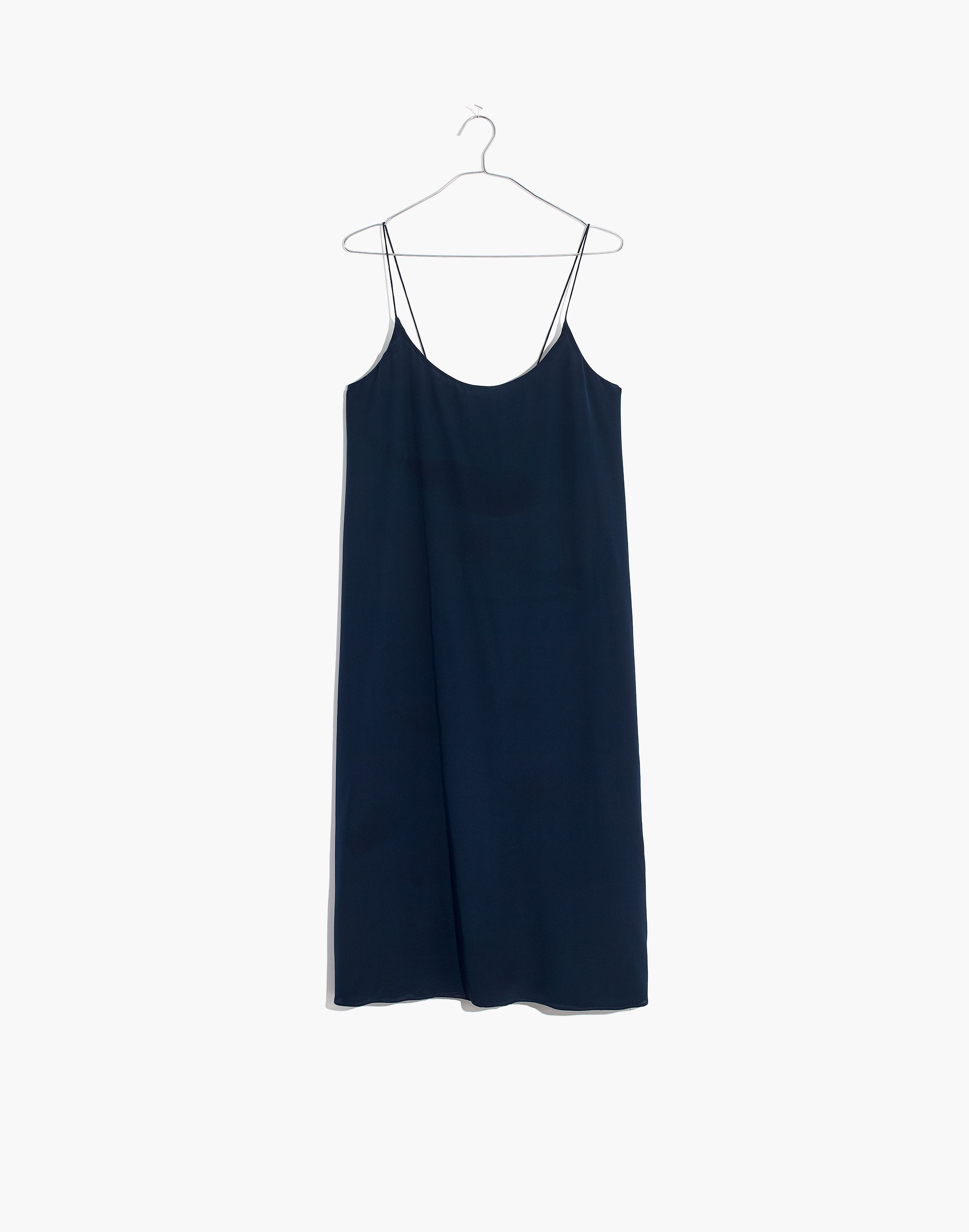 Silk Tie-Back Slip Dress