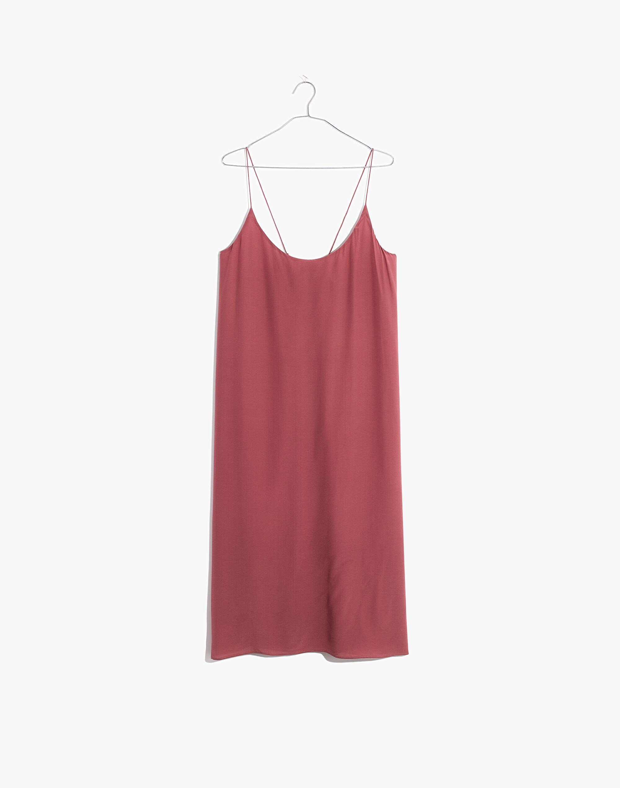 Silk Tie-Back Slip Dress