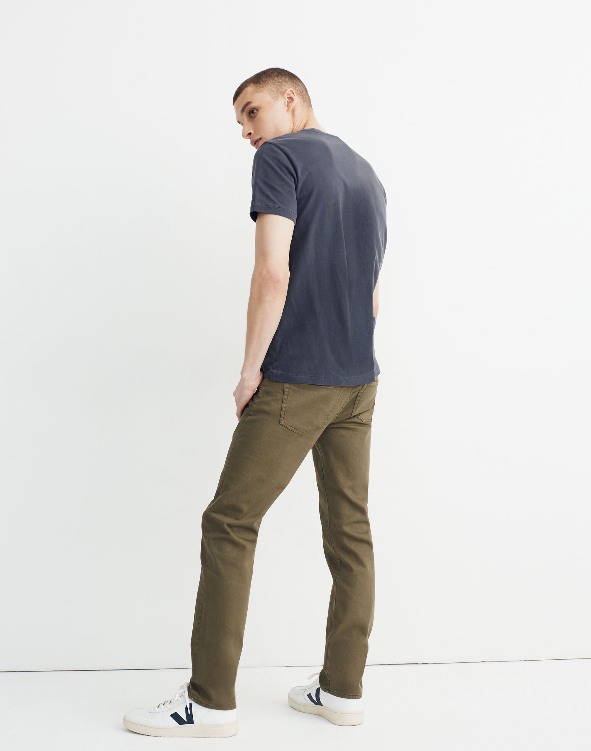 Garment-Dyed Allday Crewneck Pocket Tee