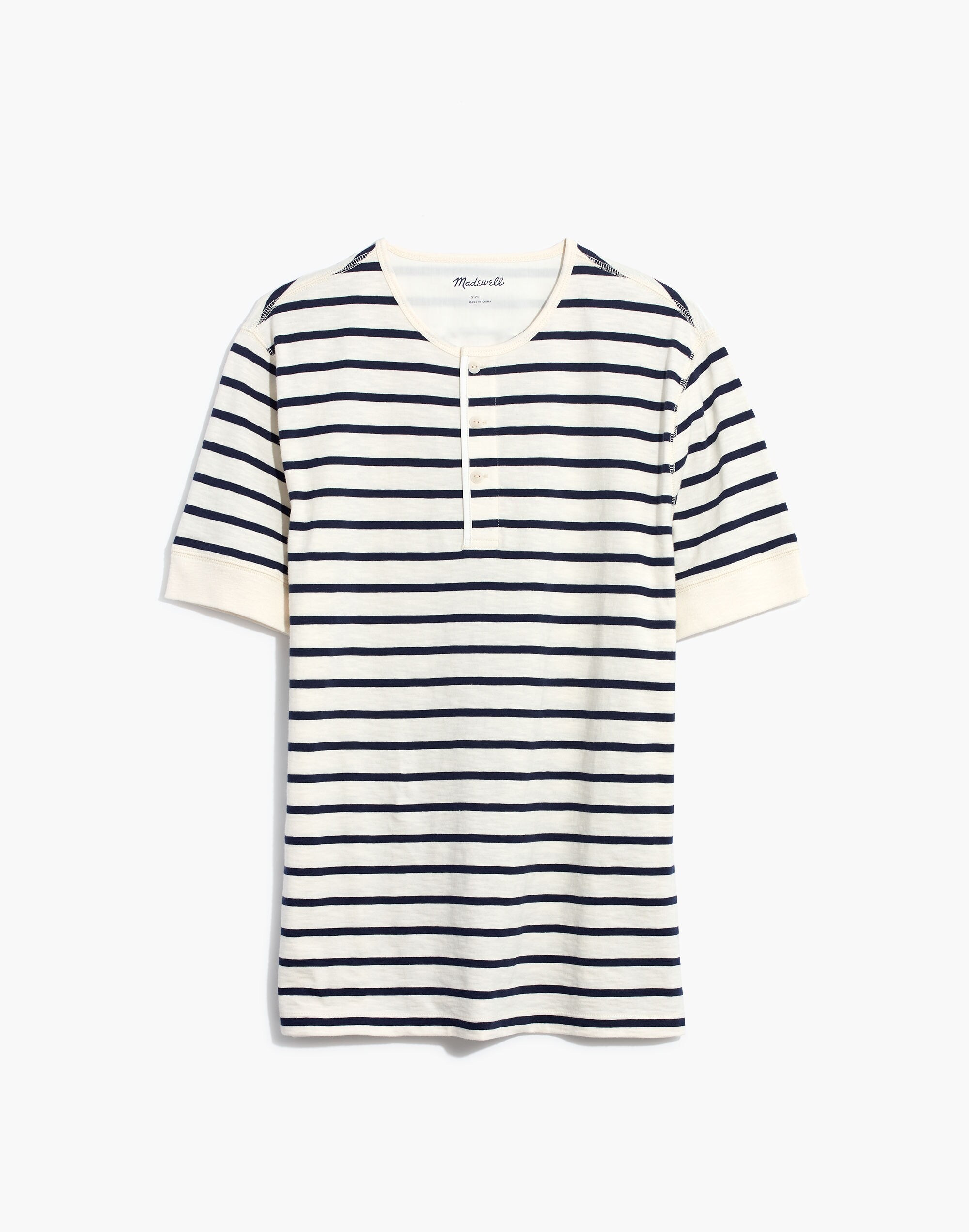 Henley Tee in Nautical Stripe
