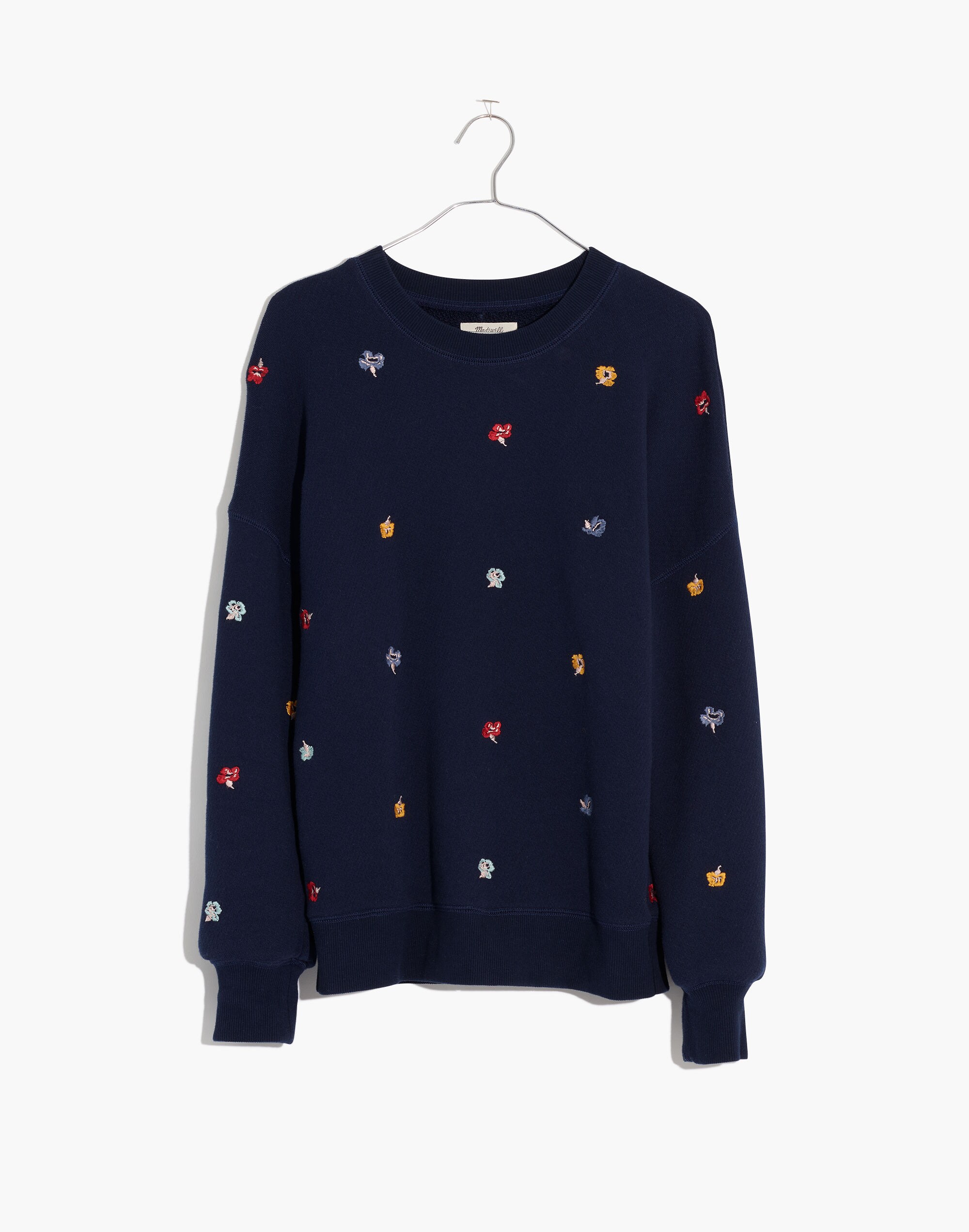 Embroidered Mainstay Sweatshirt in Confetti Floral