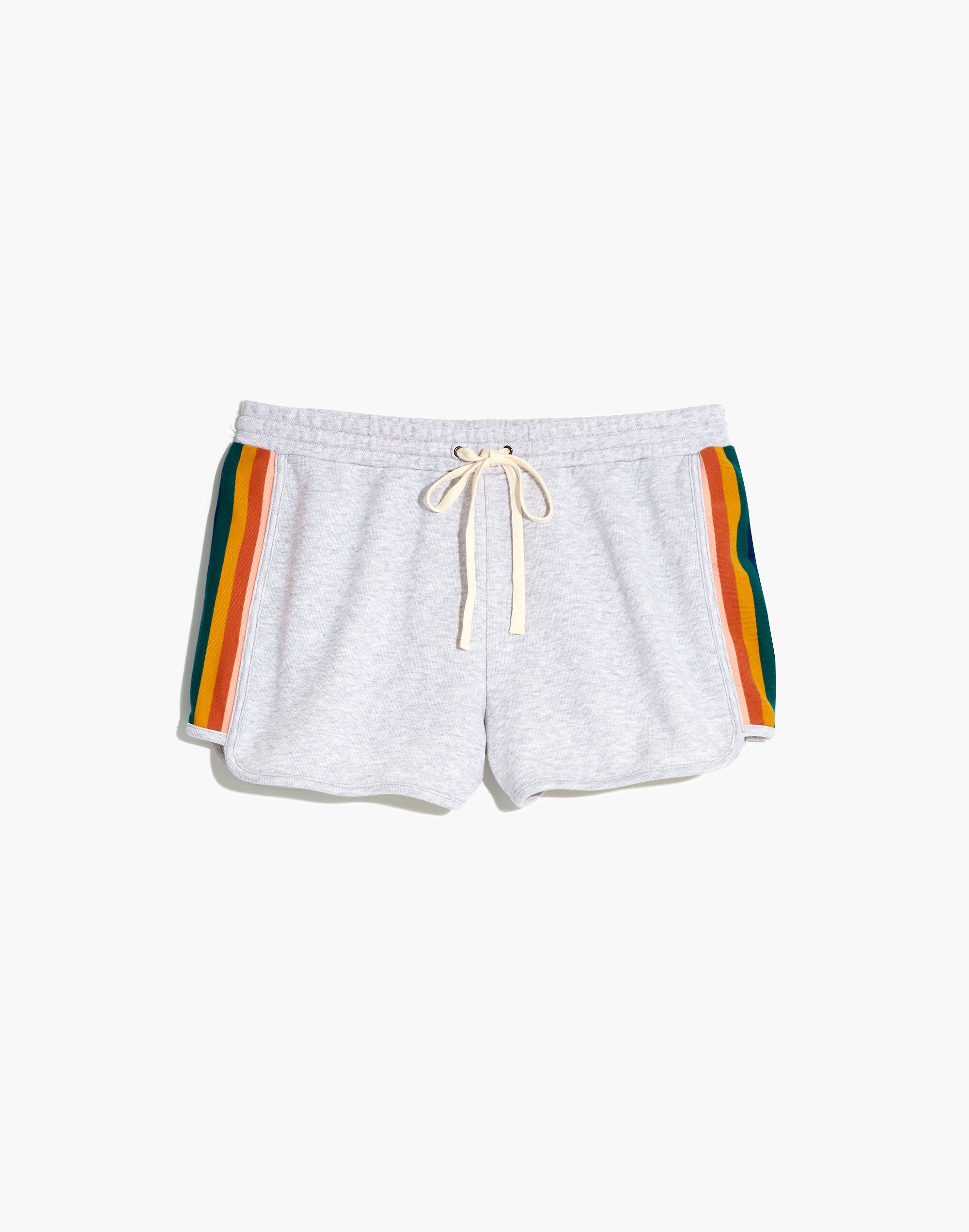 Rainbow-Inset Sweatshorts