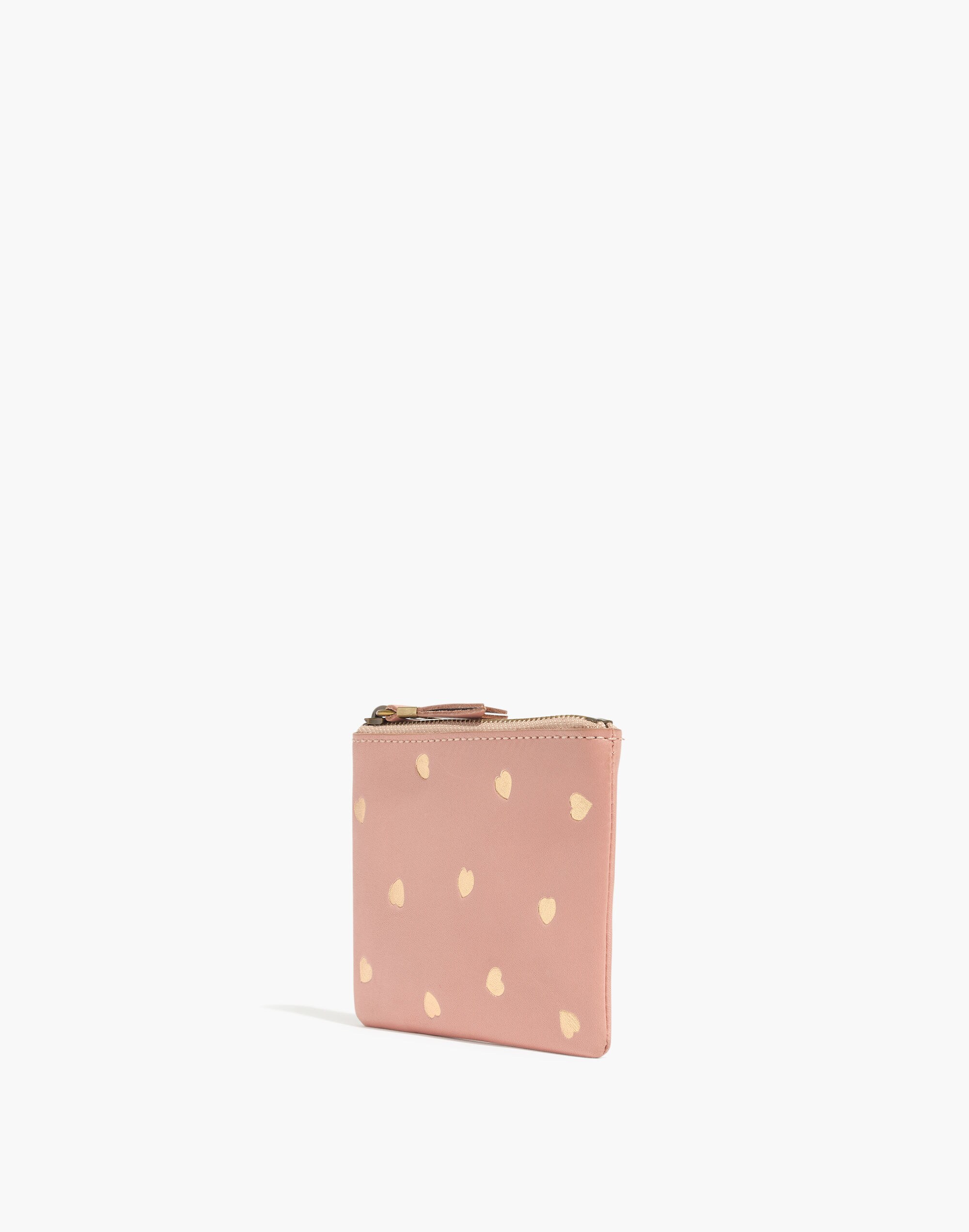 The Leather Pouch Wallet: Metallic Heart Edition