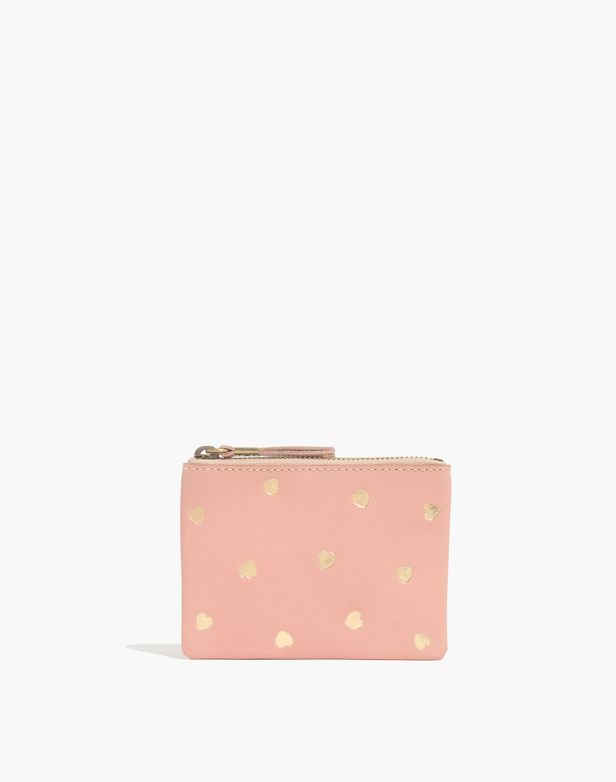 The Leather Pouch Wallet: Metallic Heart Edition