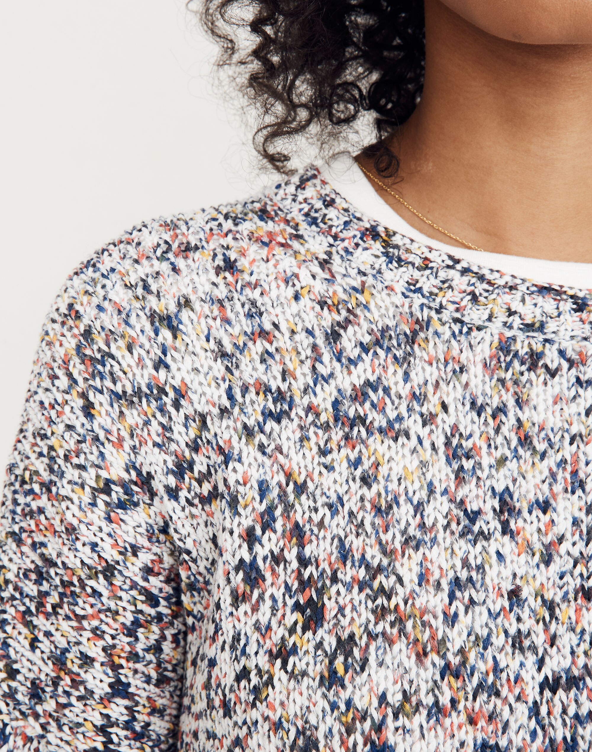 Brownstone Flecked Pullover Sweater