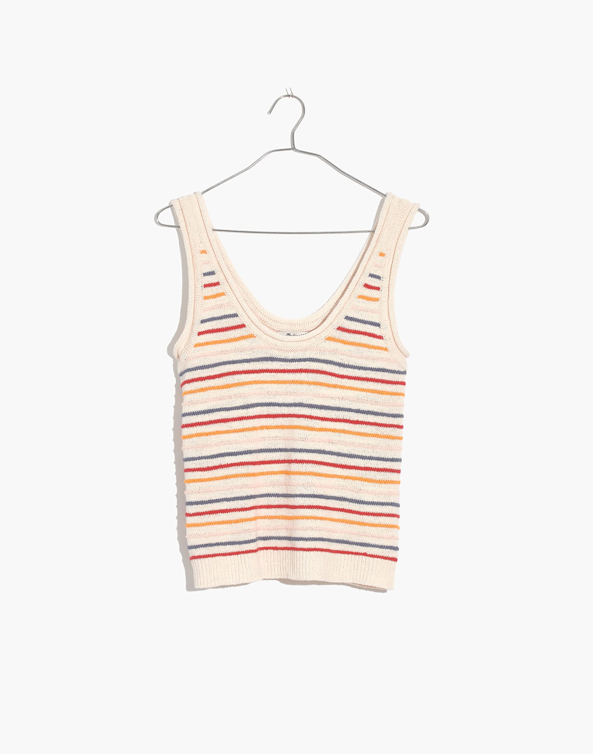 Scoop Sweater Tank in Allgood Stripe