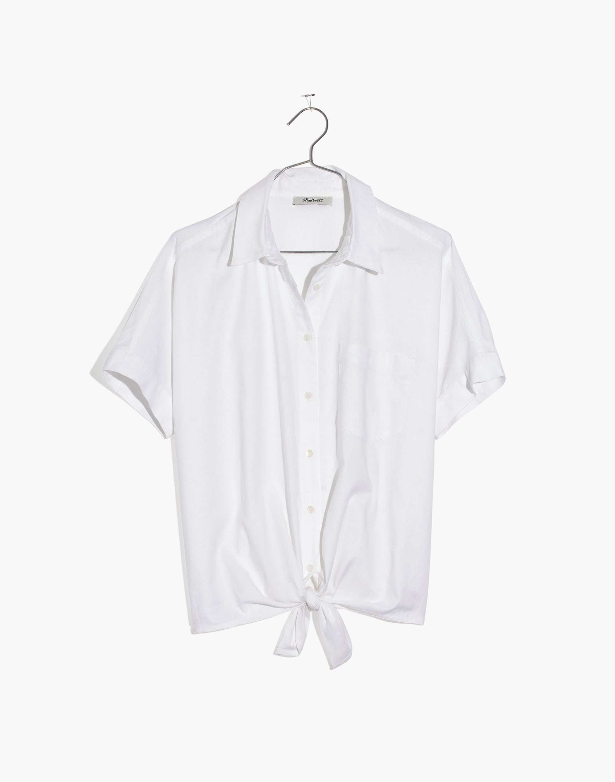 Peplum Button-Down Shirt