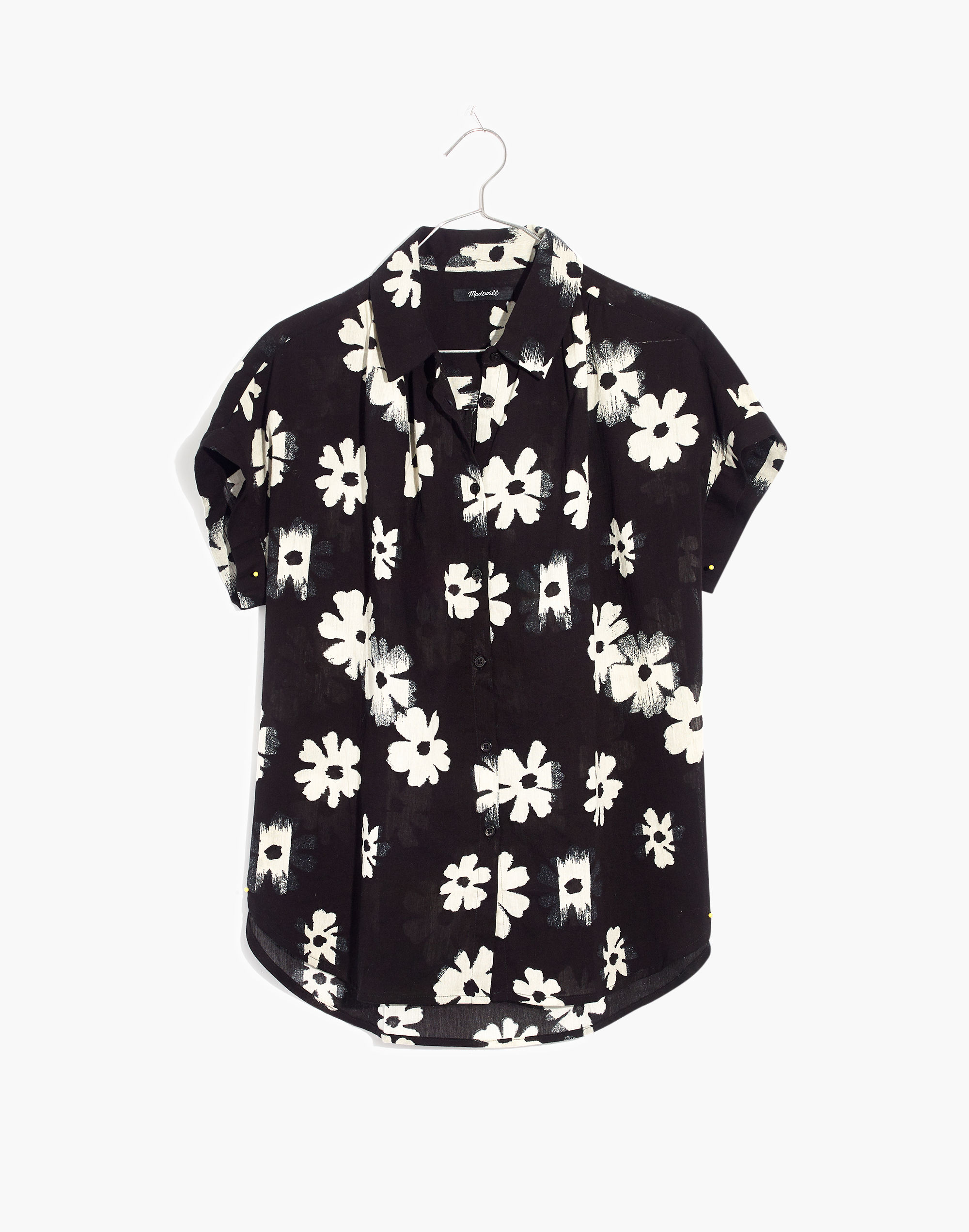 Central Tunic Shirt in Ikat Floral