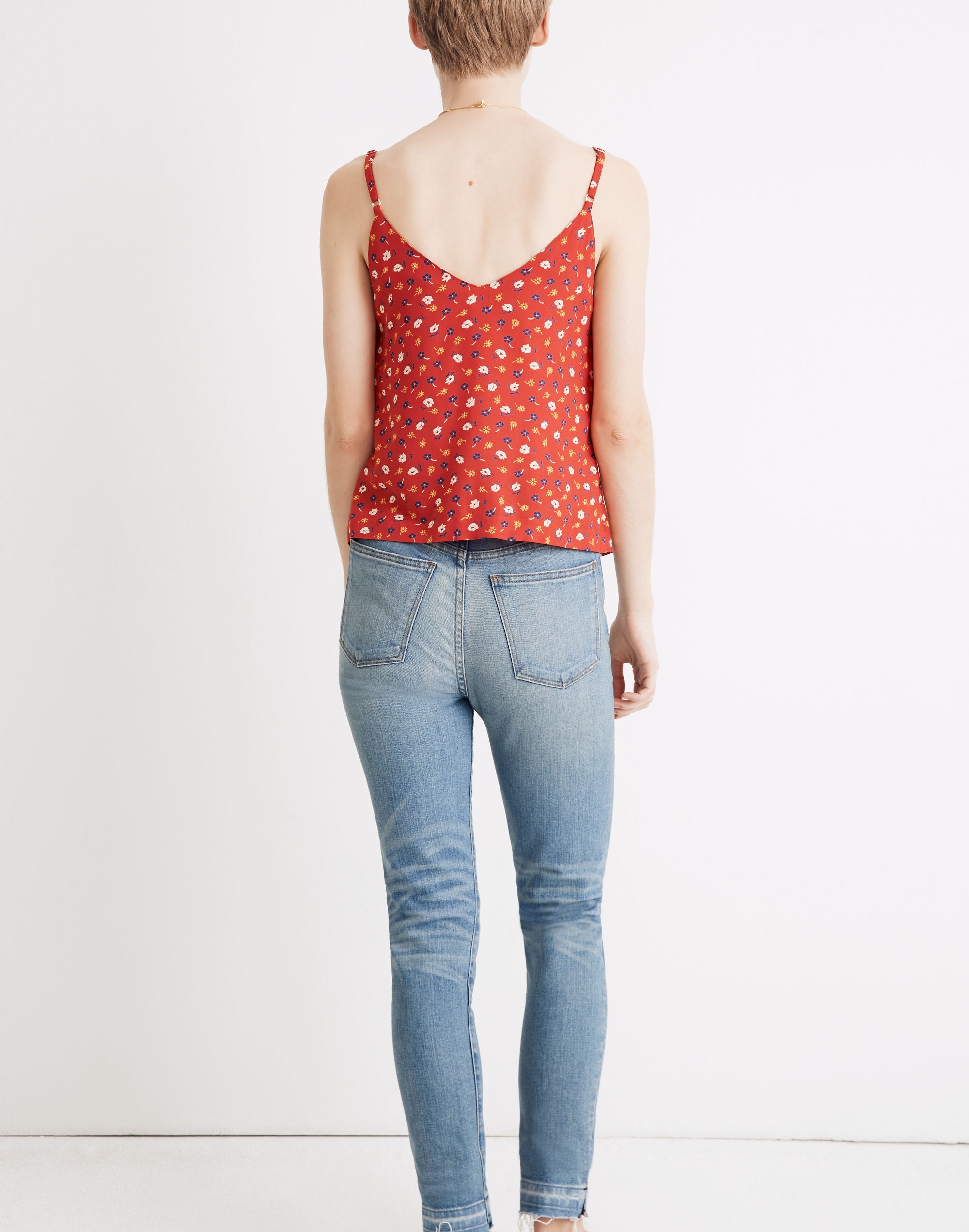 Button-Down Cami Top in Prairie Posies