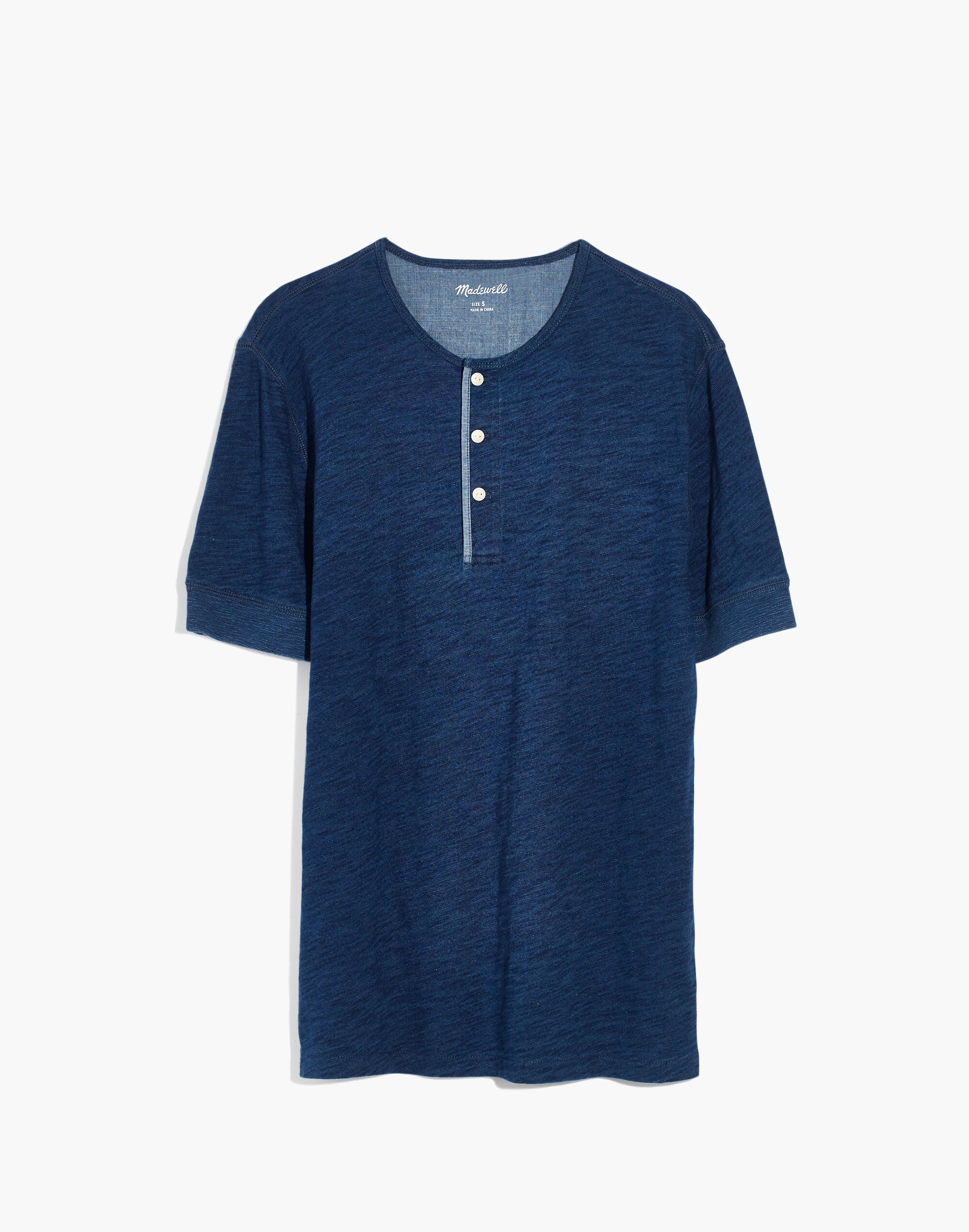 Indigo Henley Tee