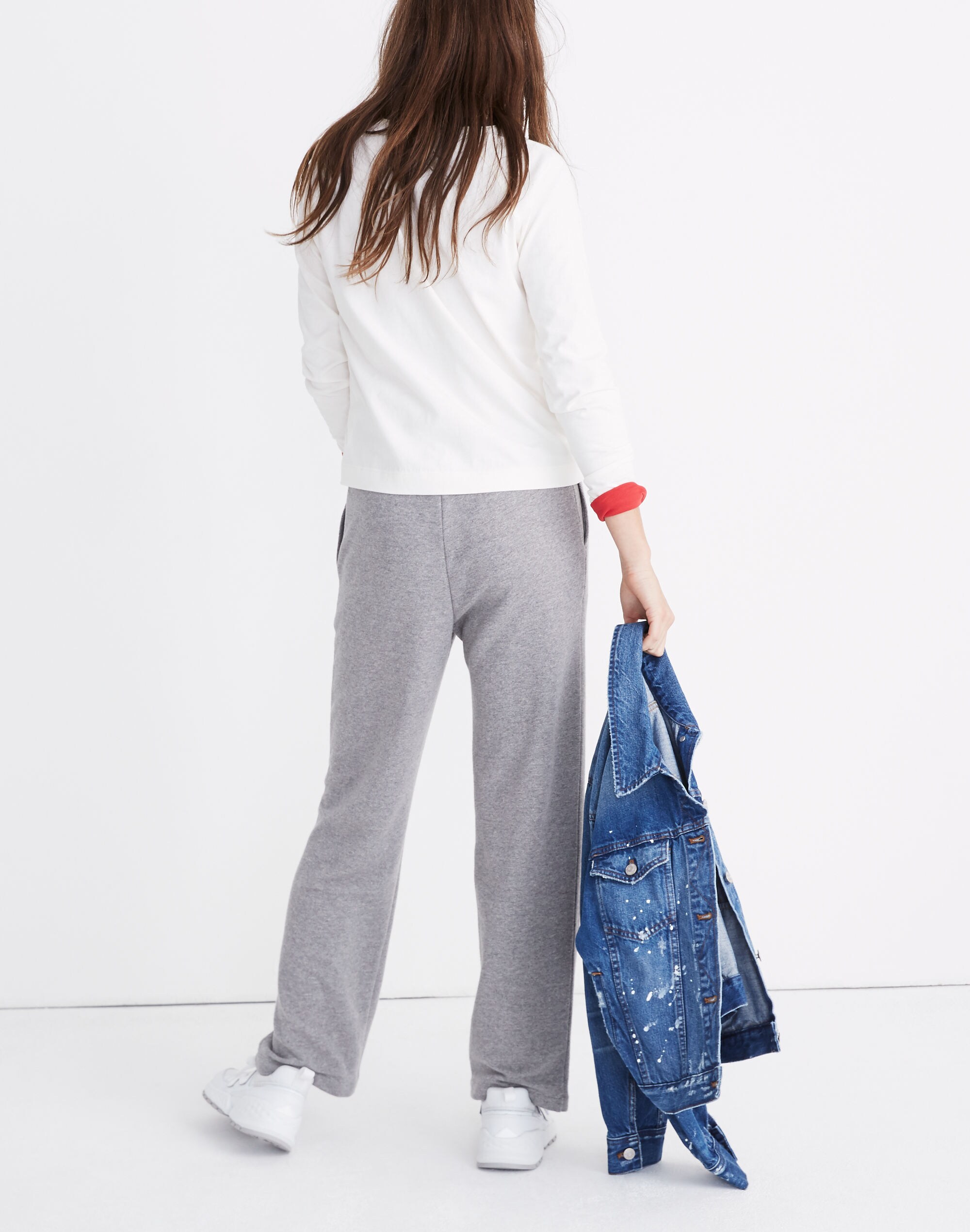 Wide-Leg Sweatpants