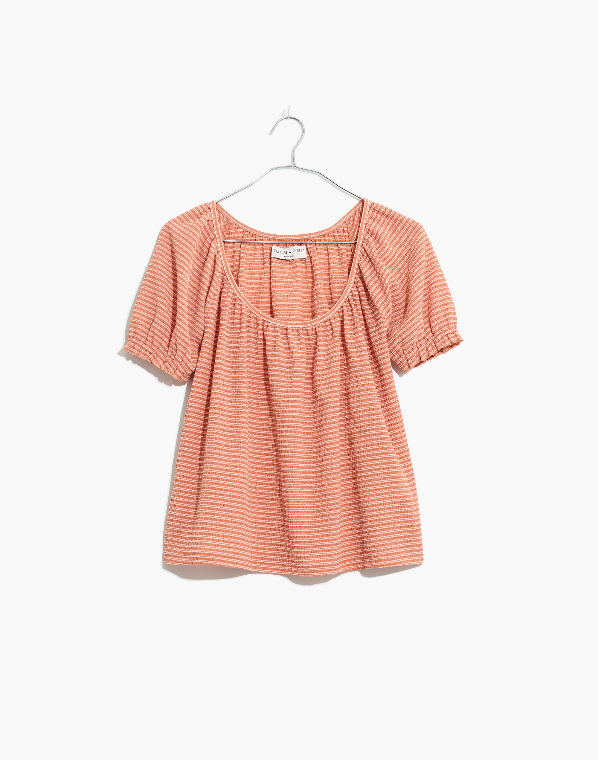 Texture &amp; Thread Peasant Top in Stripe