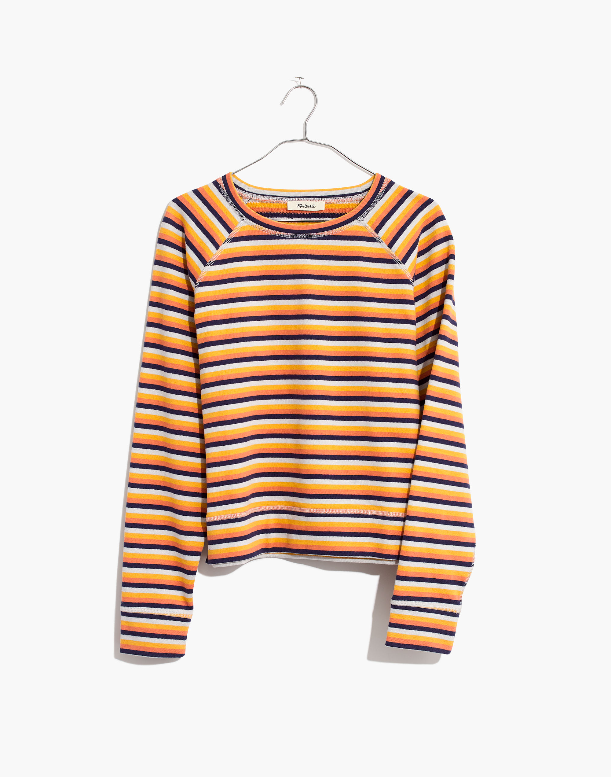 Shrunken Sweatshirt in Broadway Stripe