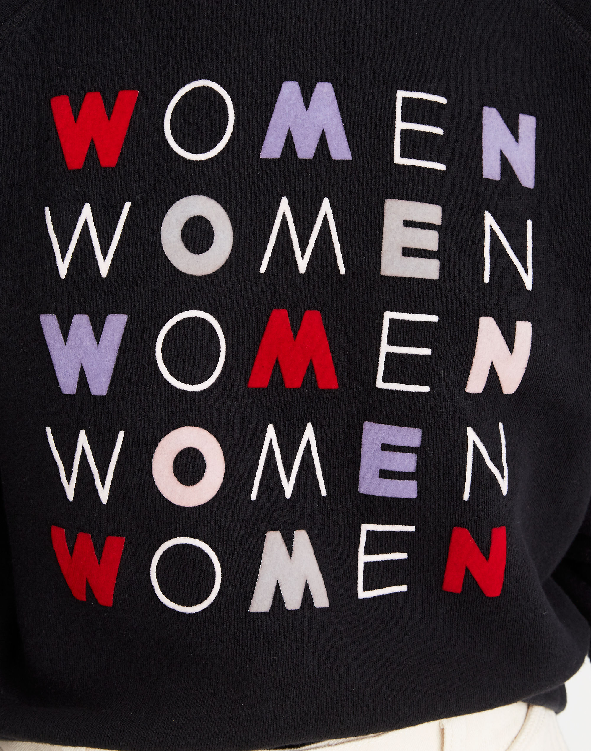 Madewell x Girls Inc. Women Graphic Shrunken Sweatshirt