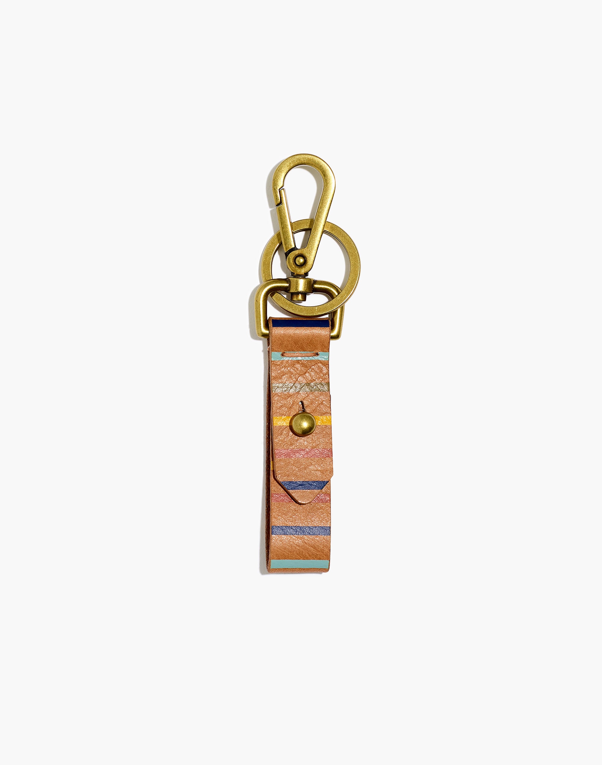 the front door key fob: rainbow striped edition