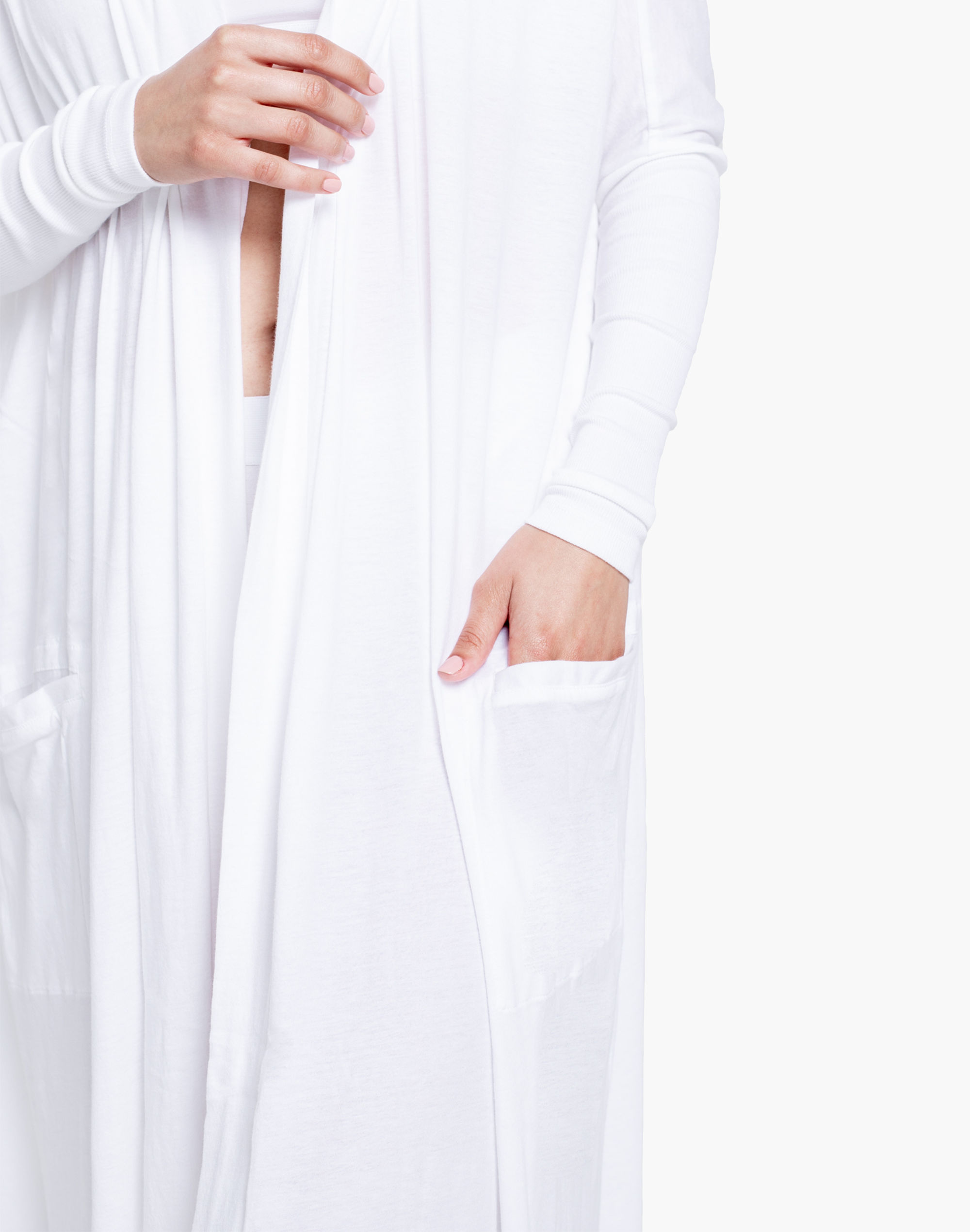 Lunya&reg; Pima Long Cardigan Robe