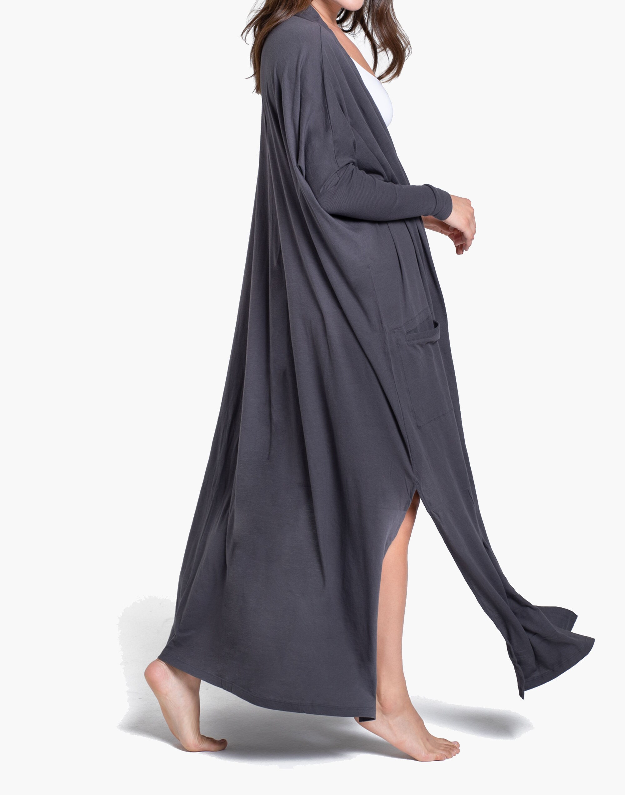 Lunya&reg; Pima Long Cardigan Robe
