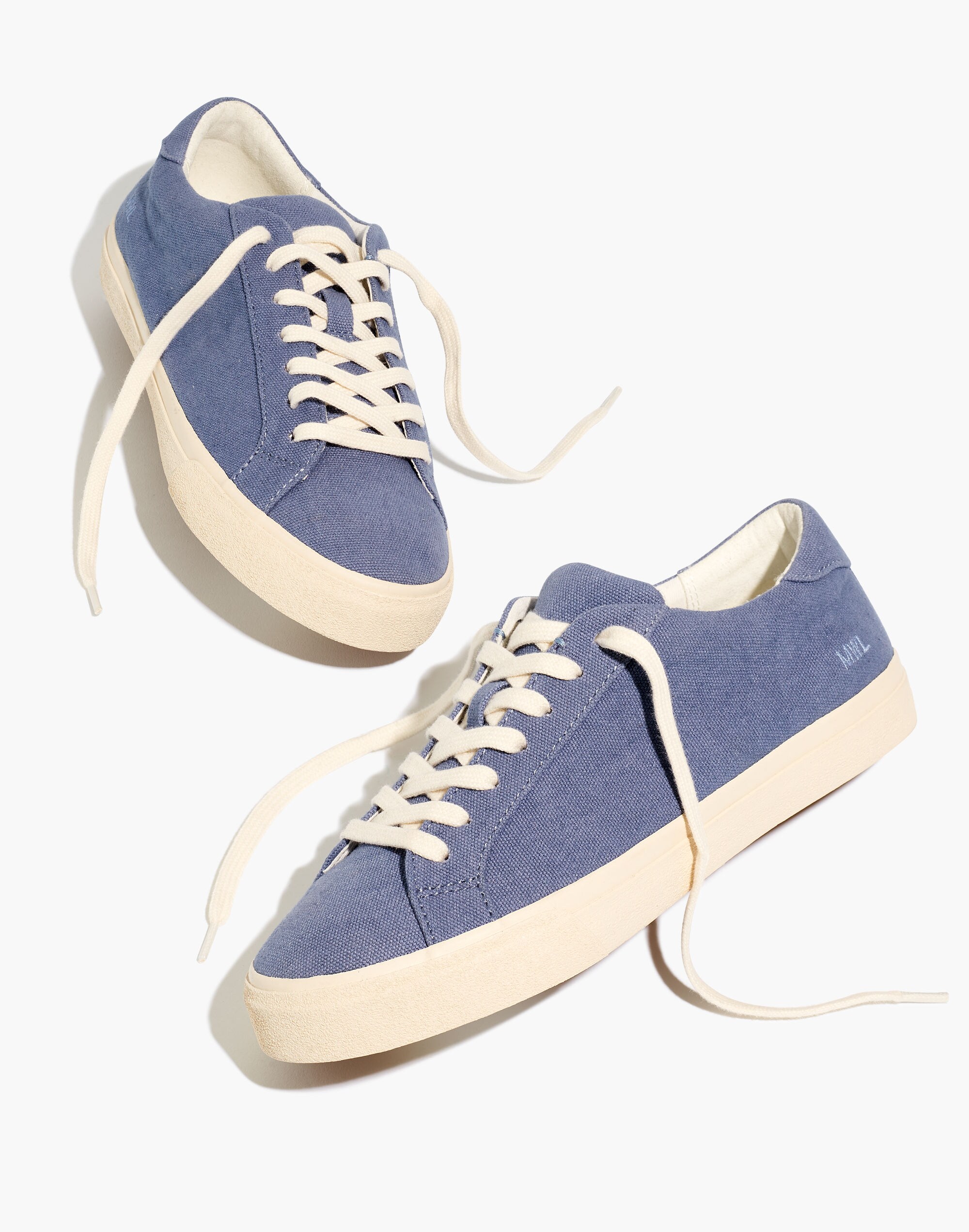Women's Sidewalk Low-Top Sneakers in Monochrome Canvas