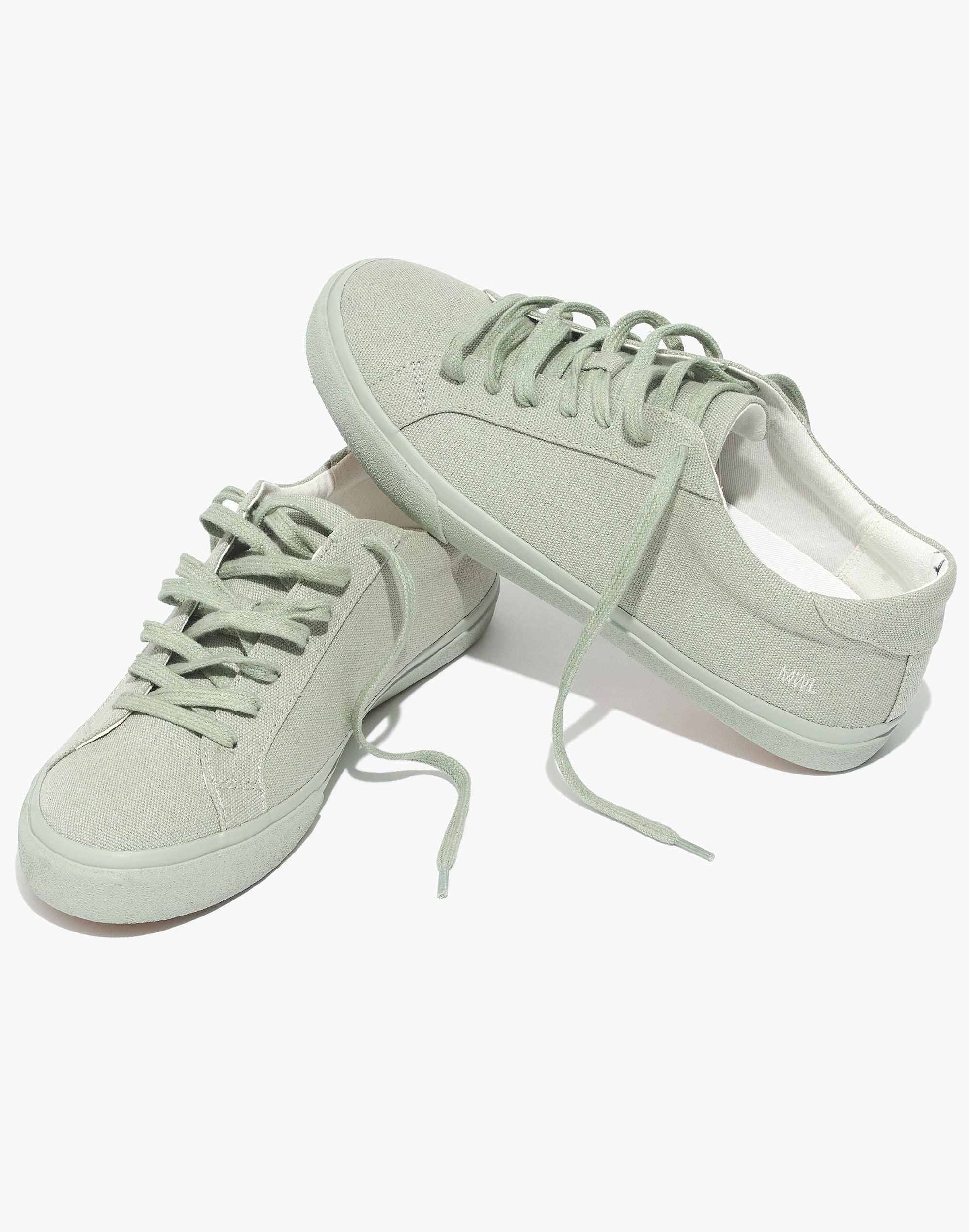 Women's Sidewalk Low-Top Sneakers in Monochrome Canvas