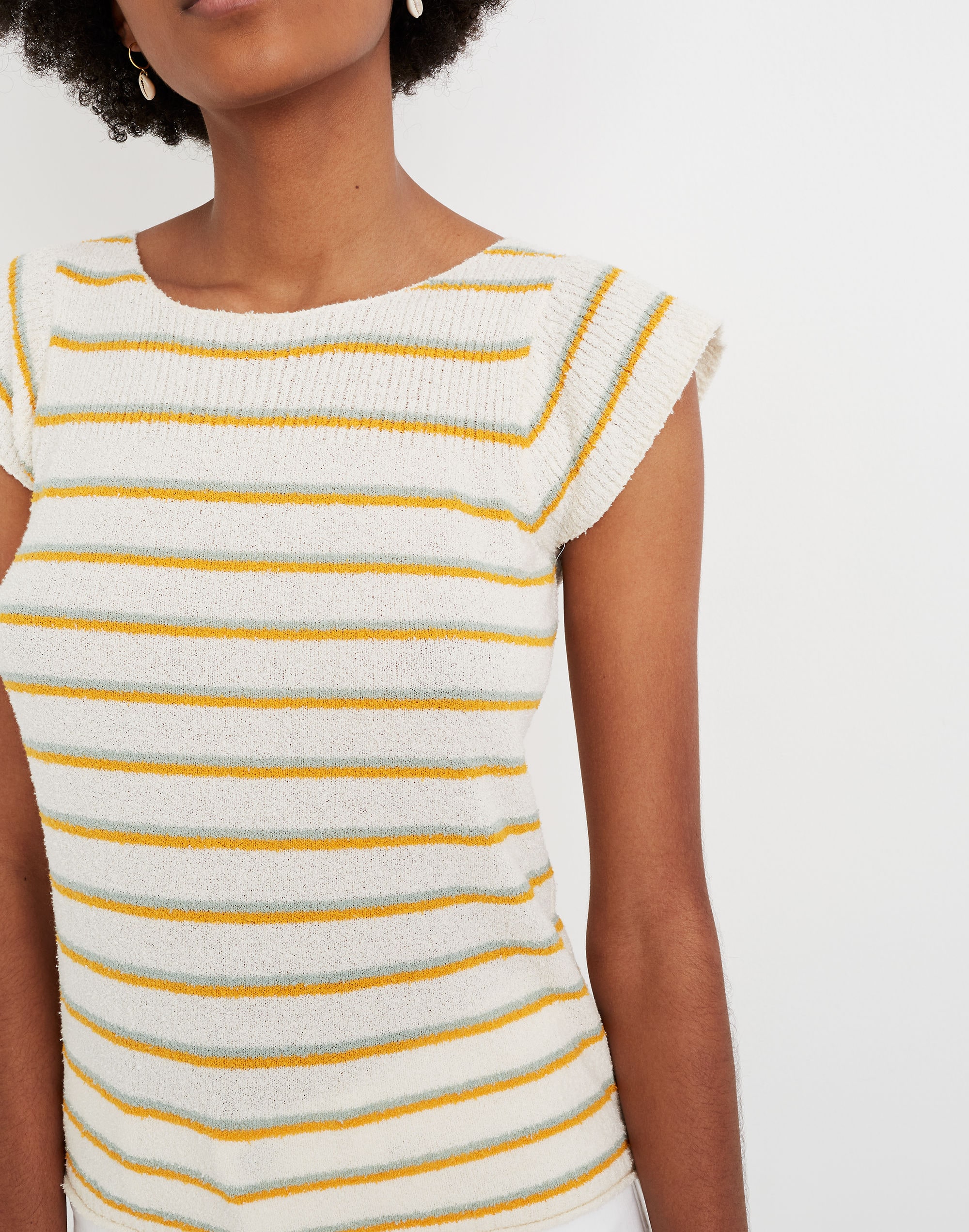 Marin Sweater Tee in Smallwood Stripe