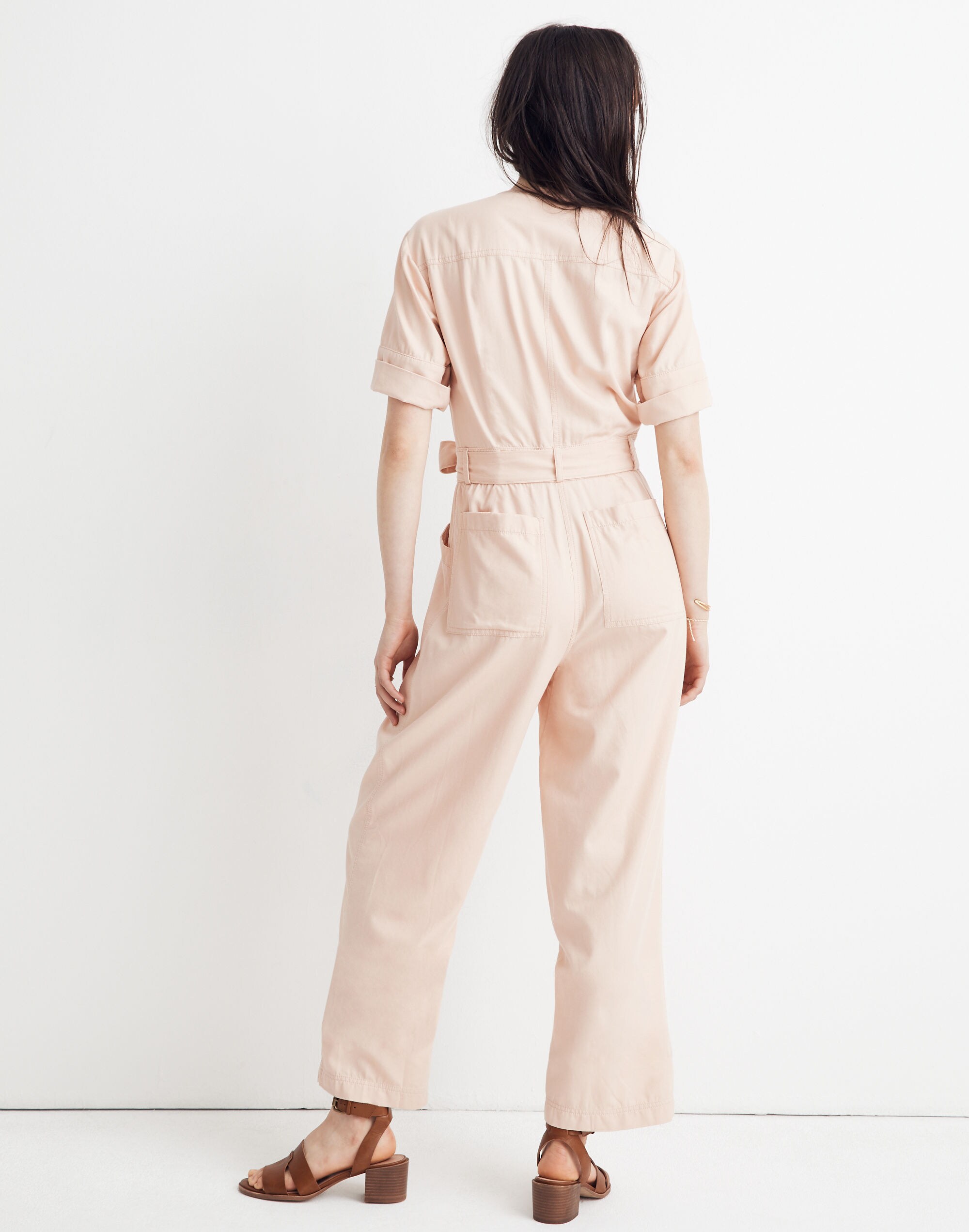Top-Stitched Coverall Jumpsuit | Madewell