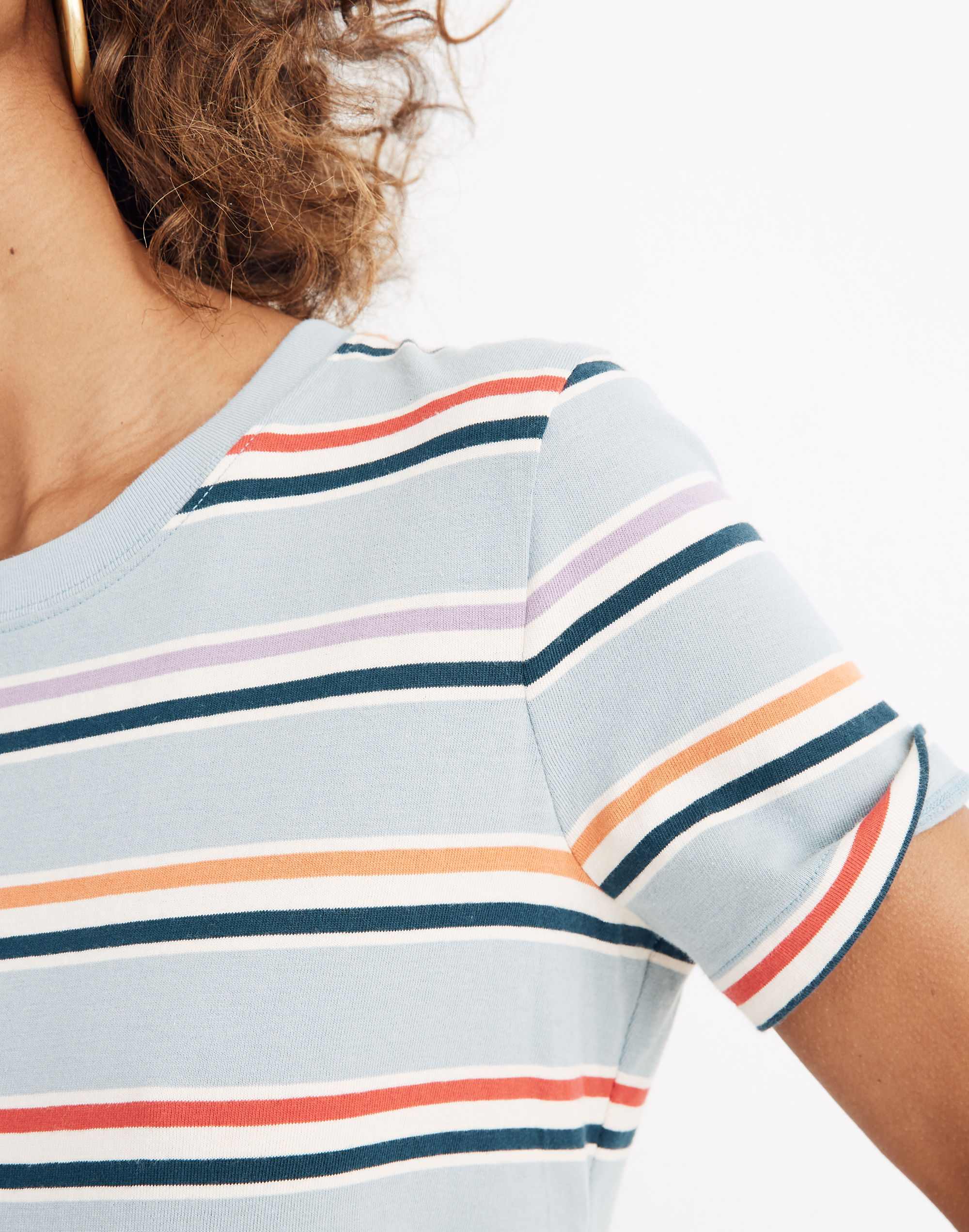 Tee Dress in Alchester Stripe