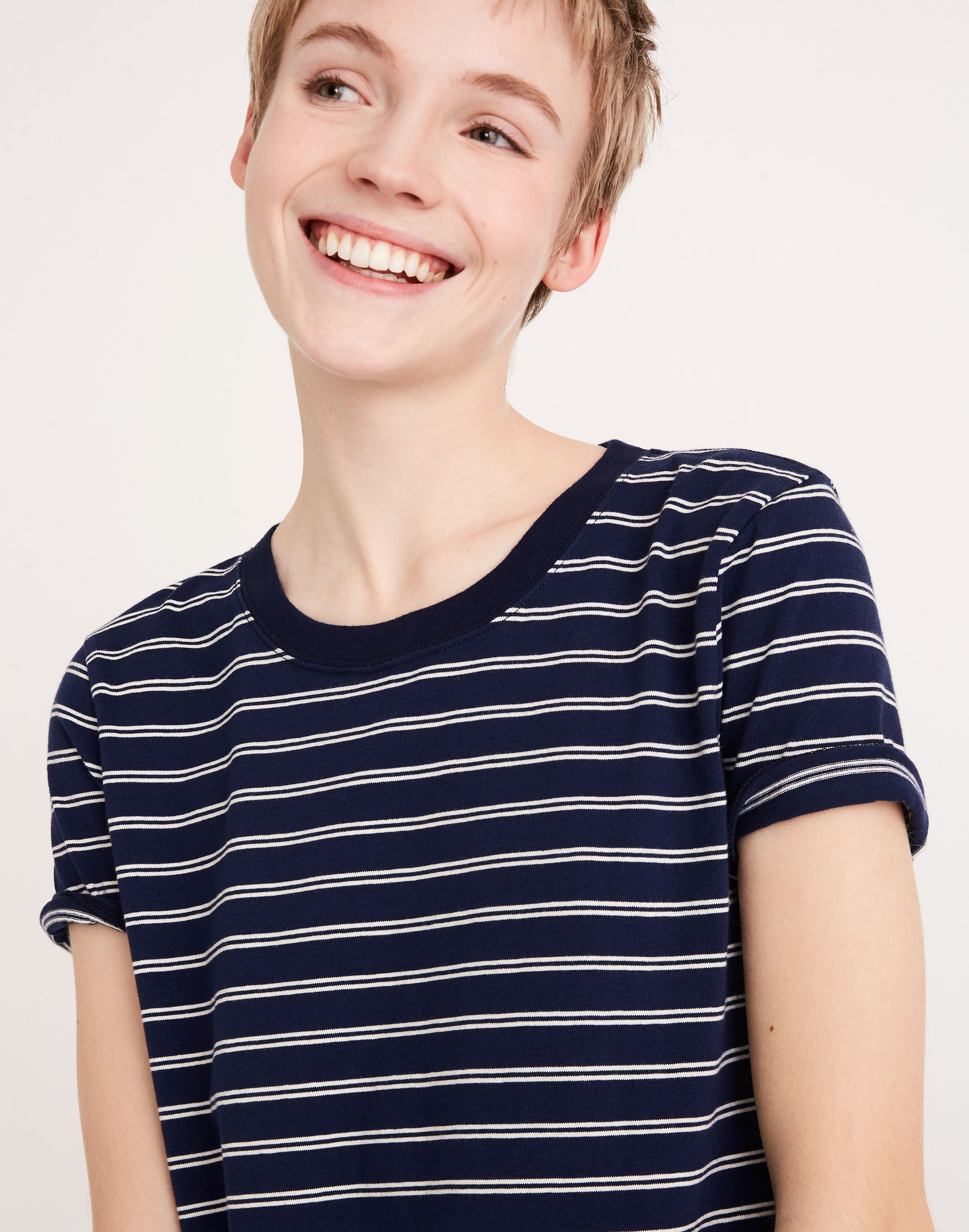 Tee Dress in Epperson Stripe