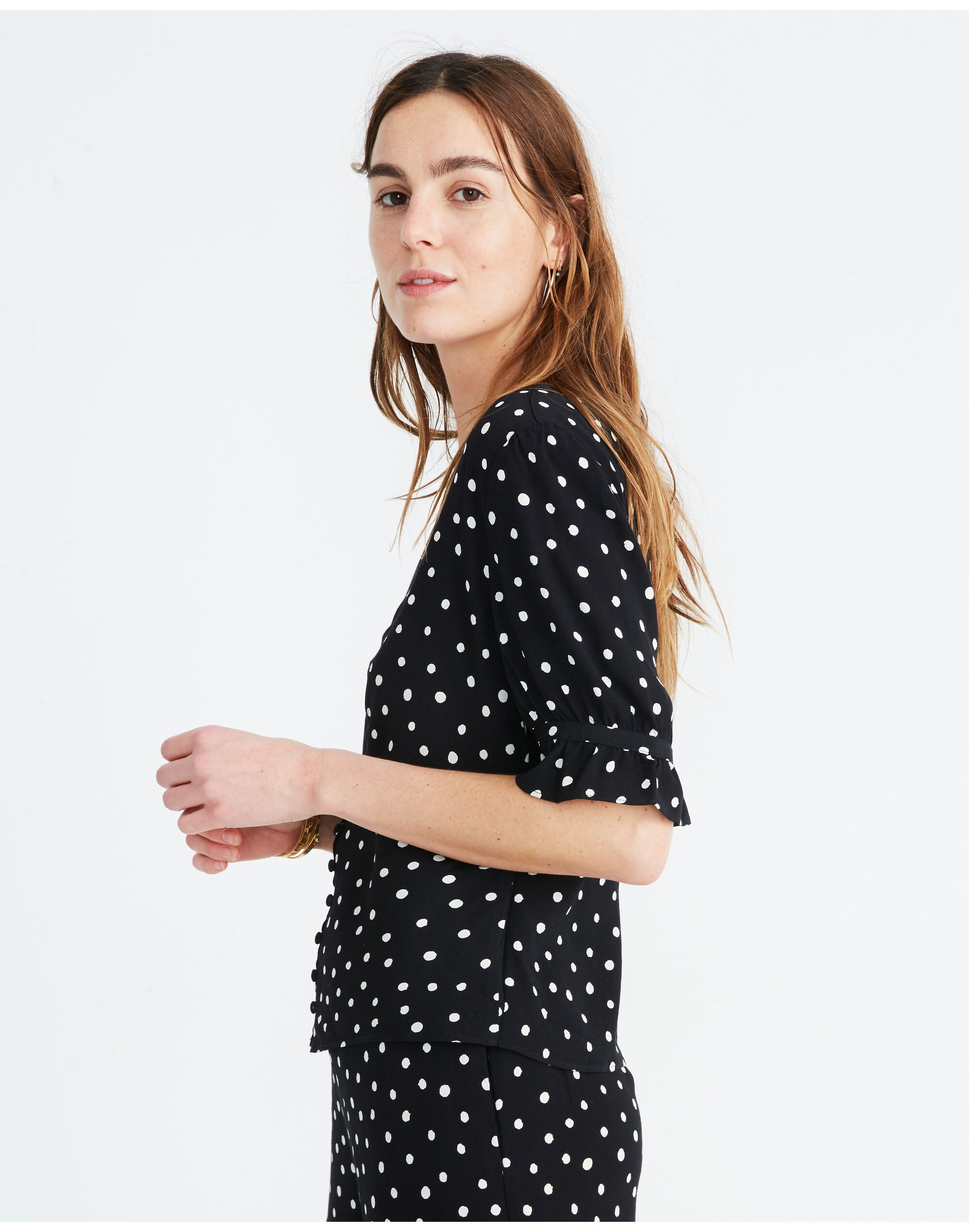 Daylight Top in Painted Dots