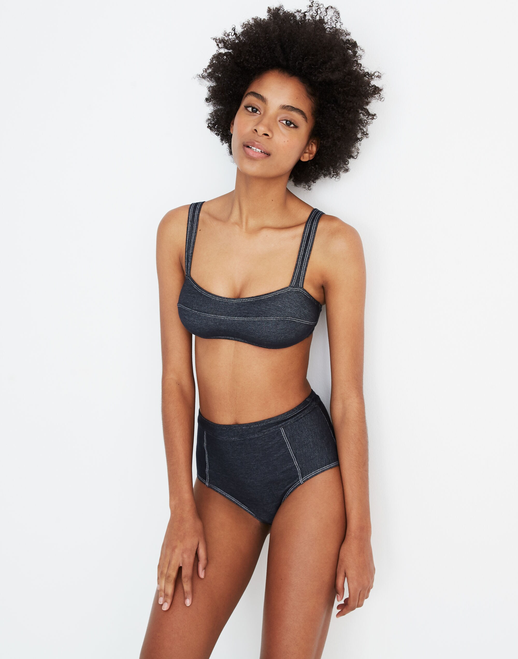 Solid &amp; Striped&reg; Denim Paige Bandeau Bikini Top