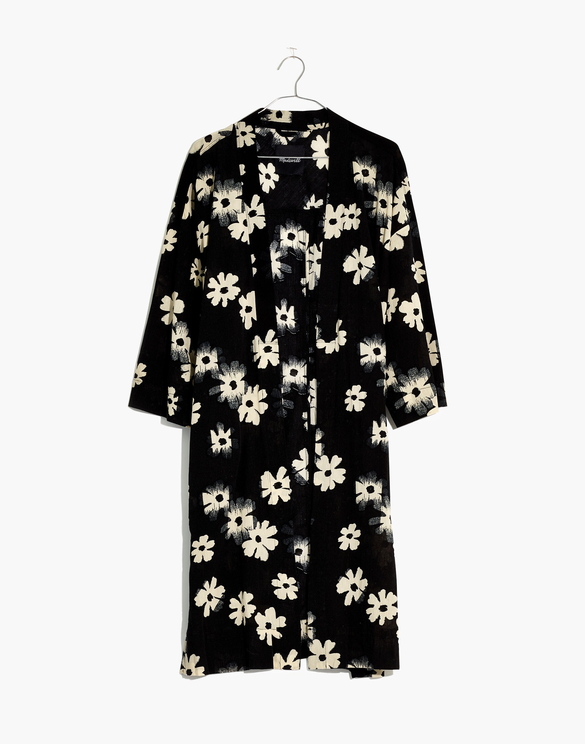 Robe Jacket in Ikat Floral