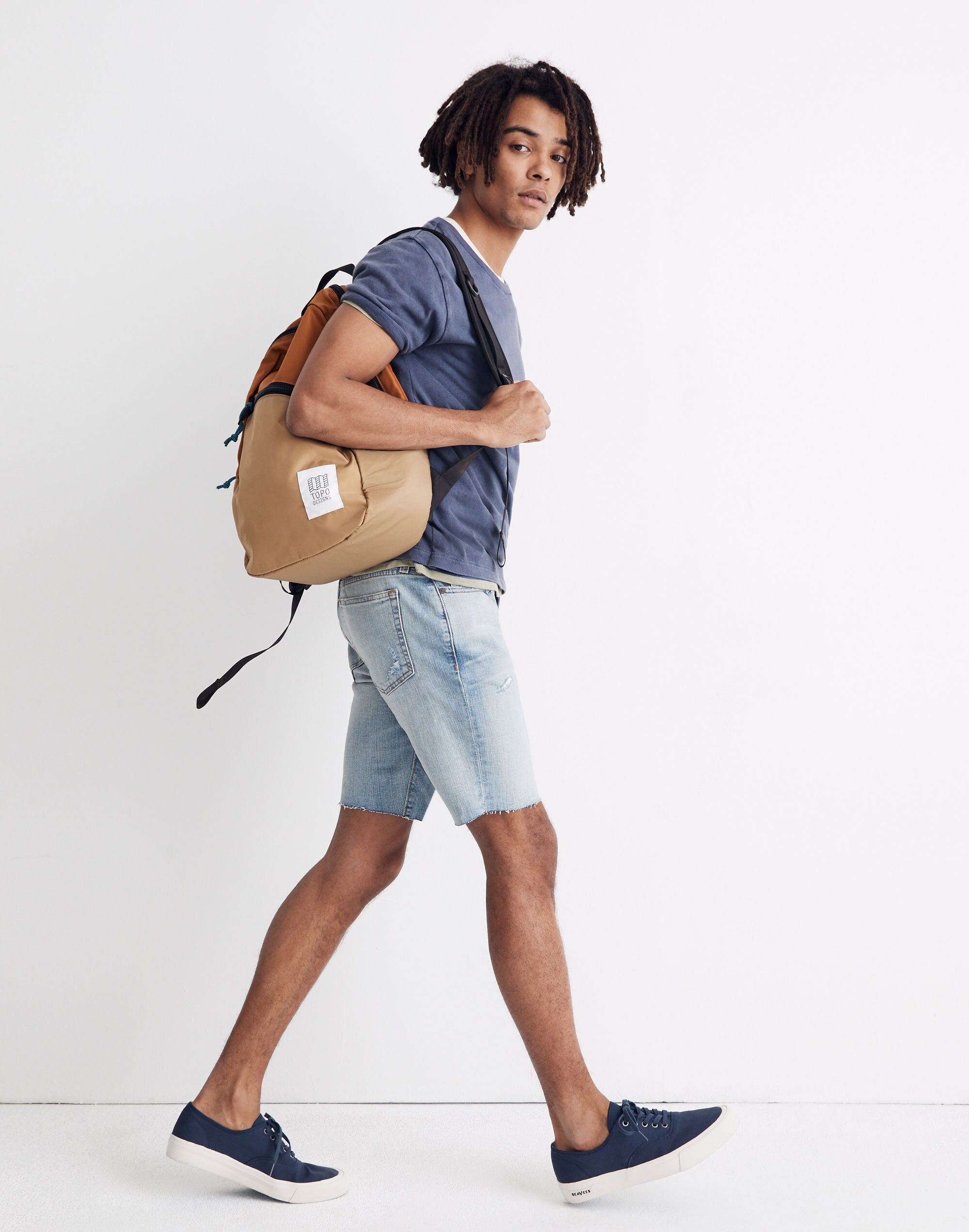 9" Denim Shorts in Hamlyn Wash