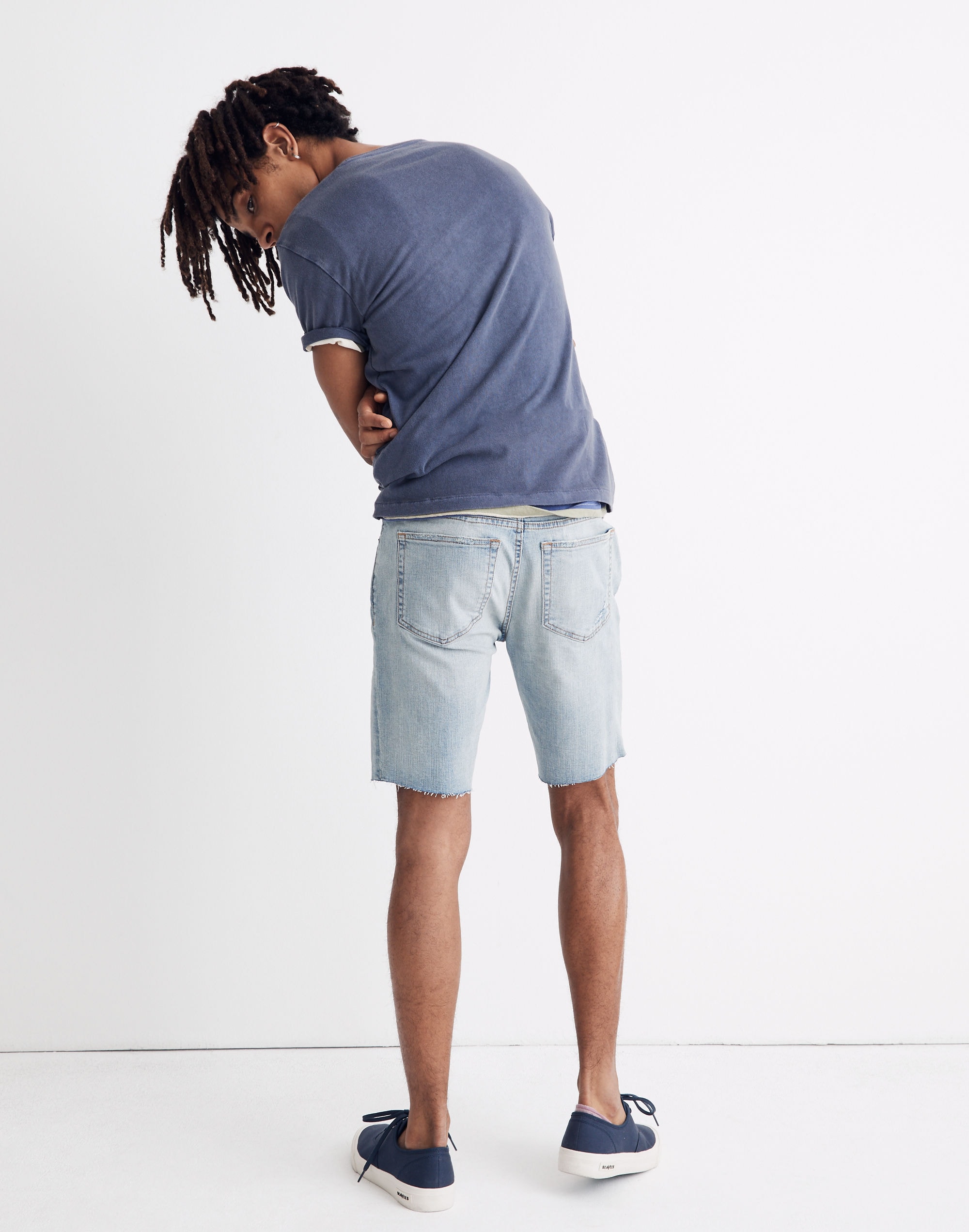 9" Denim Shorts in Hamlyn Wash